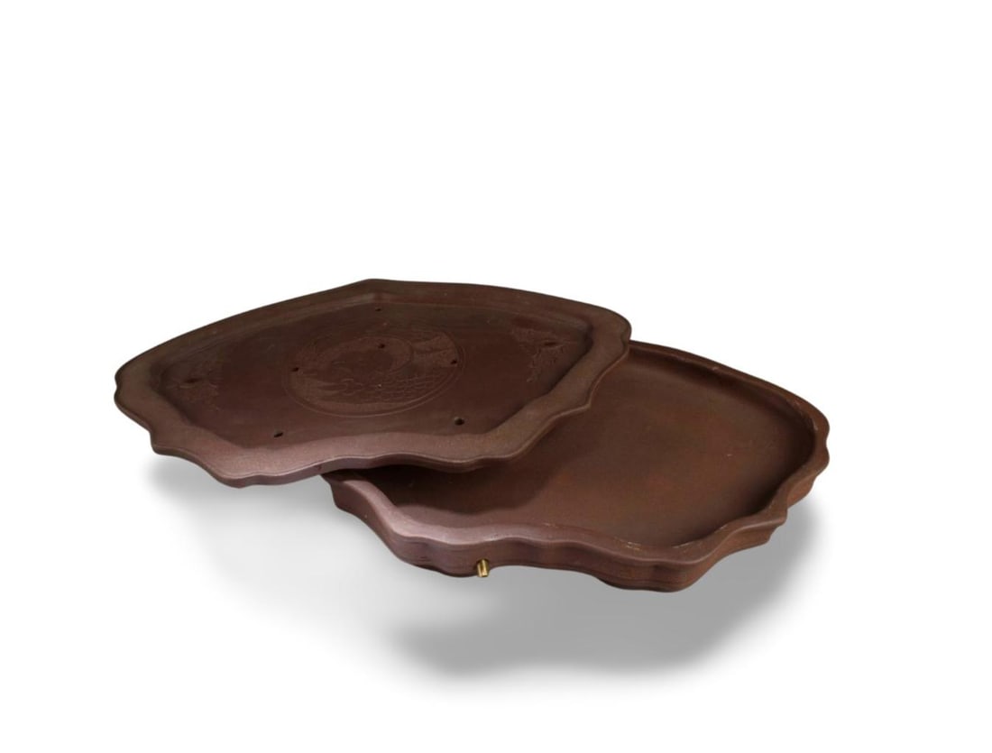A Zisha Tea Table Serving Tray - 3