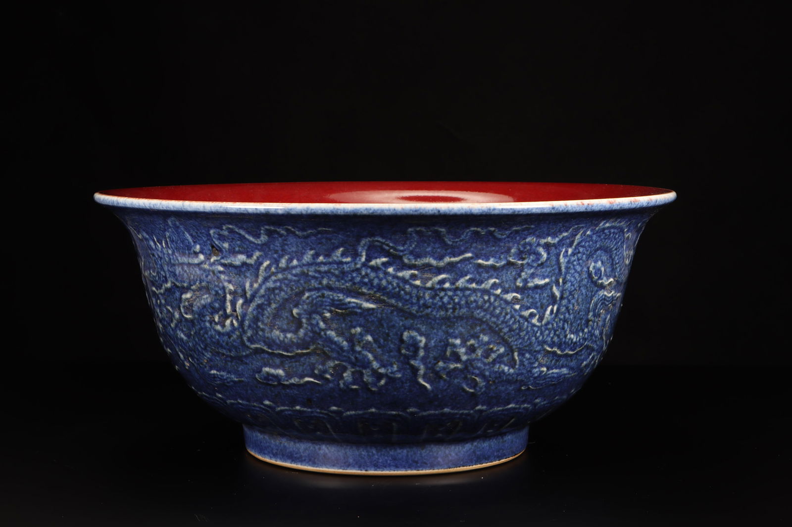 A Blue and Red Dragon Bowl (1 of 9)