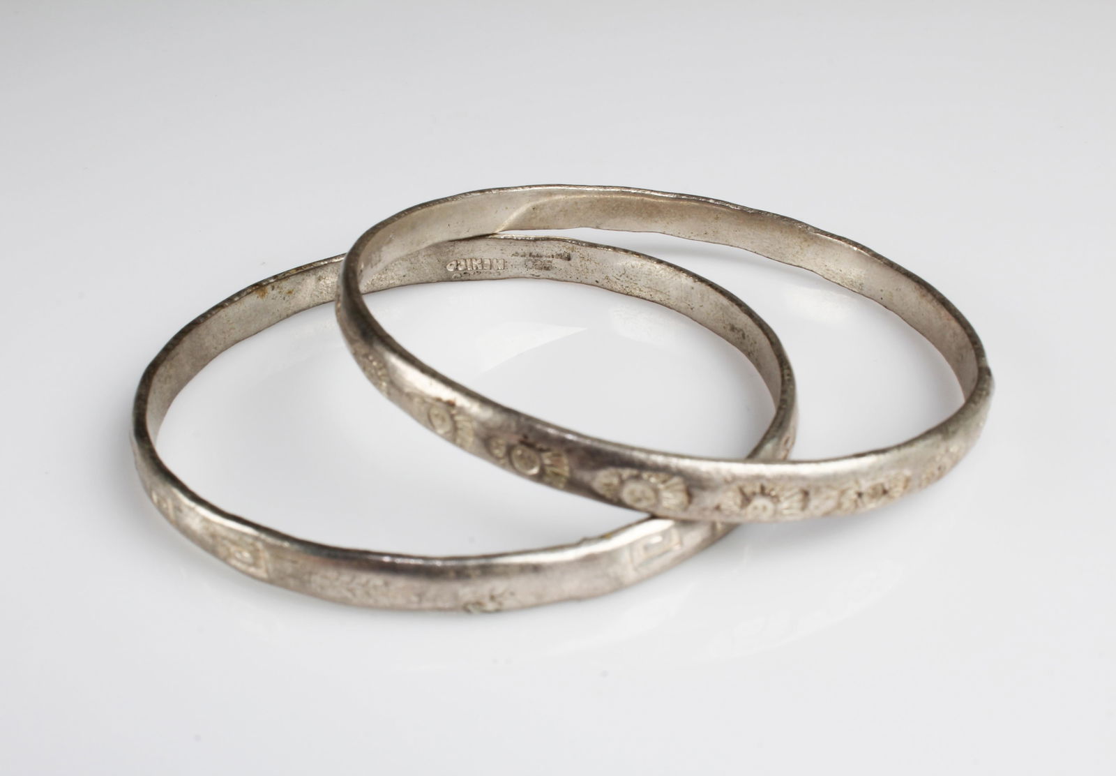 A Pair of 925 Silver Bracelets (1 of 3)