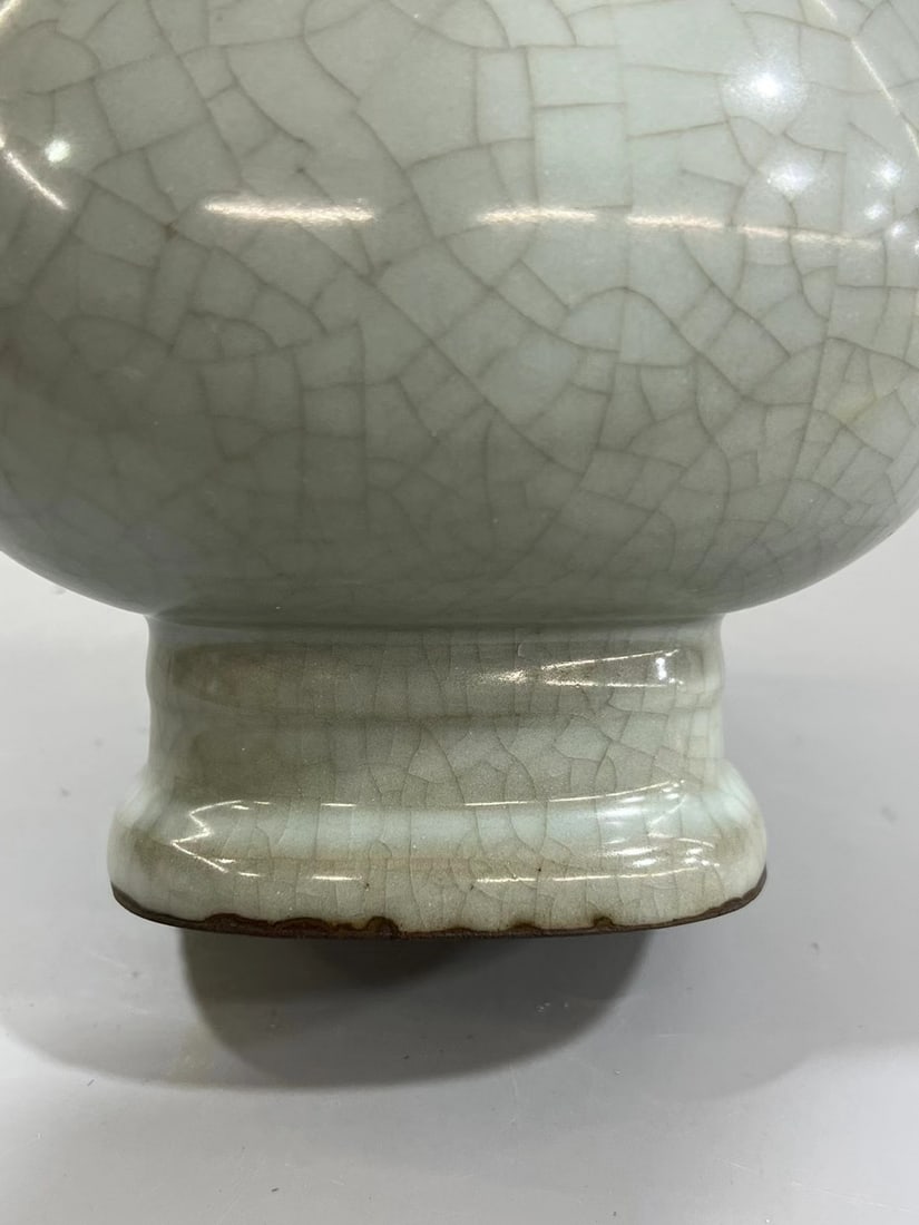 A Crackleware Glazed Vase - 3