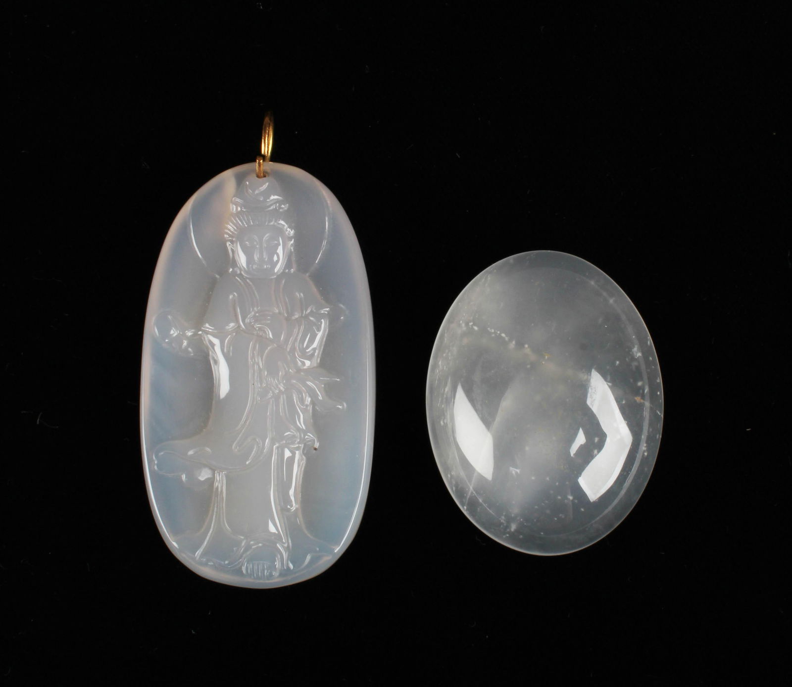 A Group of Two Ornament: A Group of Two Ornament. Height: 3.25" Pendant)