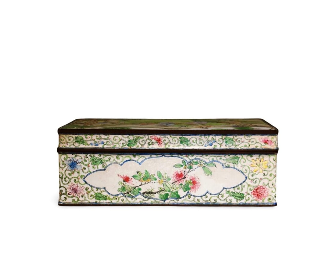 A Rectangular Shaped Enamel Container - 3