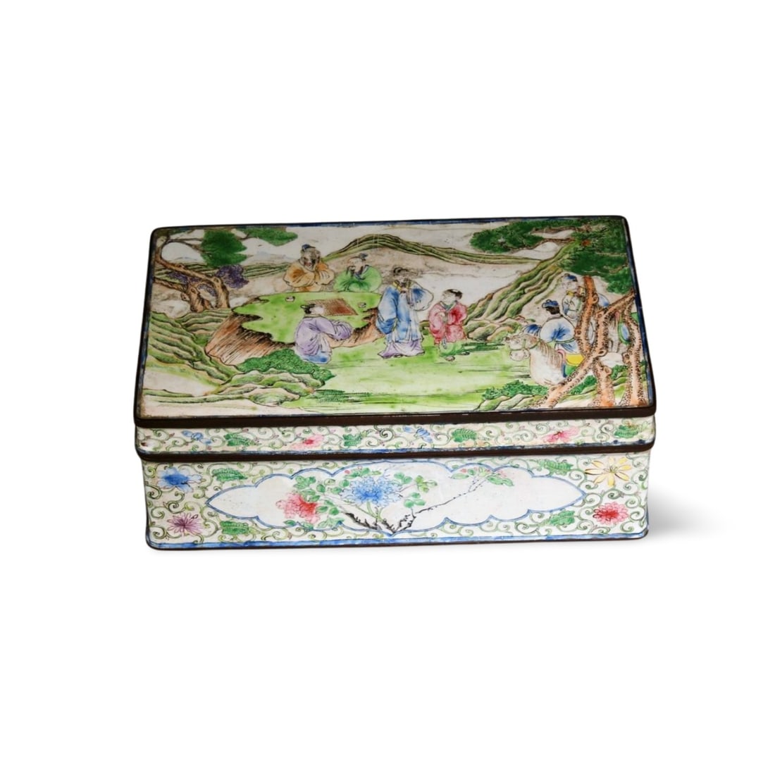 A Rectangular Shaped Enamel Container - 5