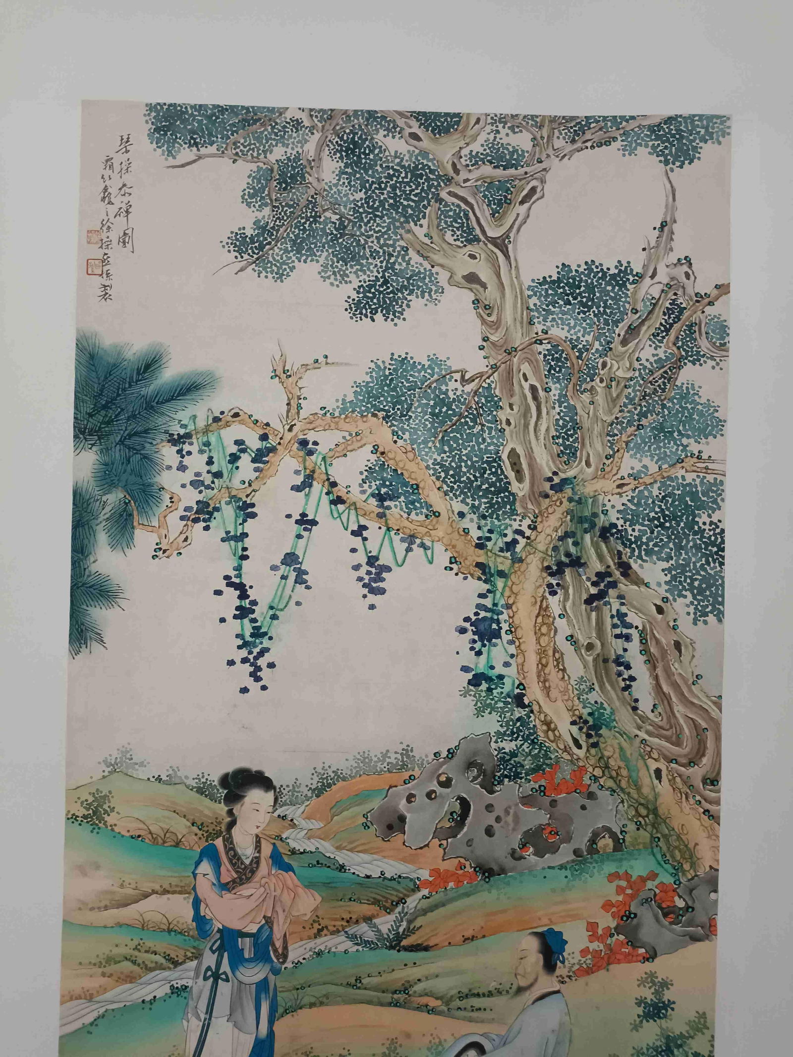 A Hanging Scroll Attributed to Xu Cao - 3