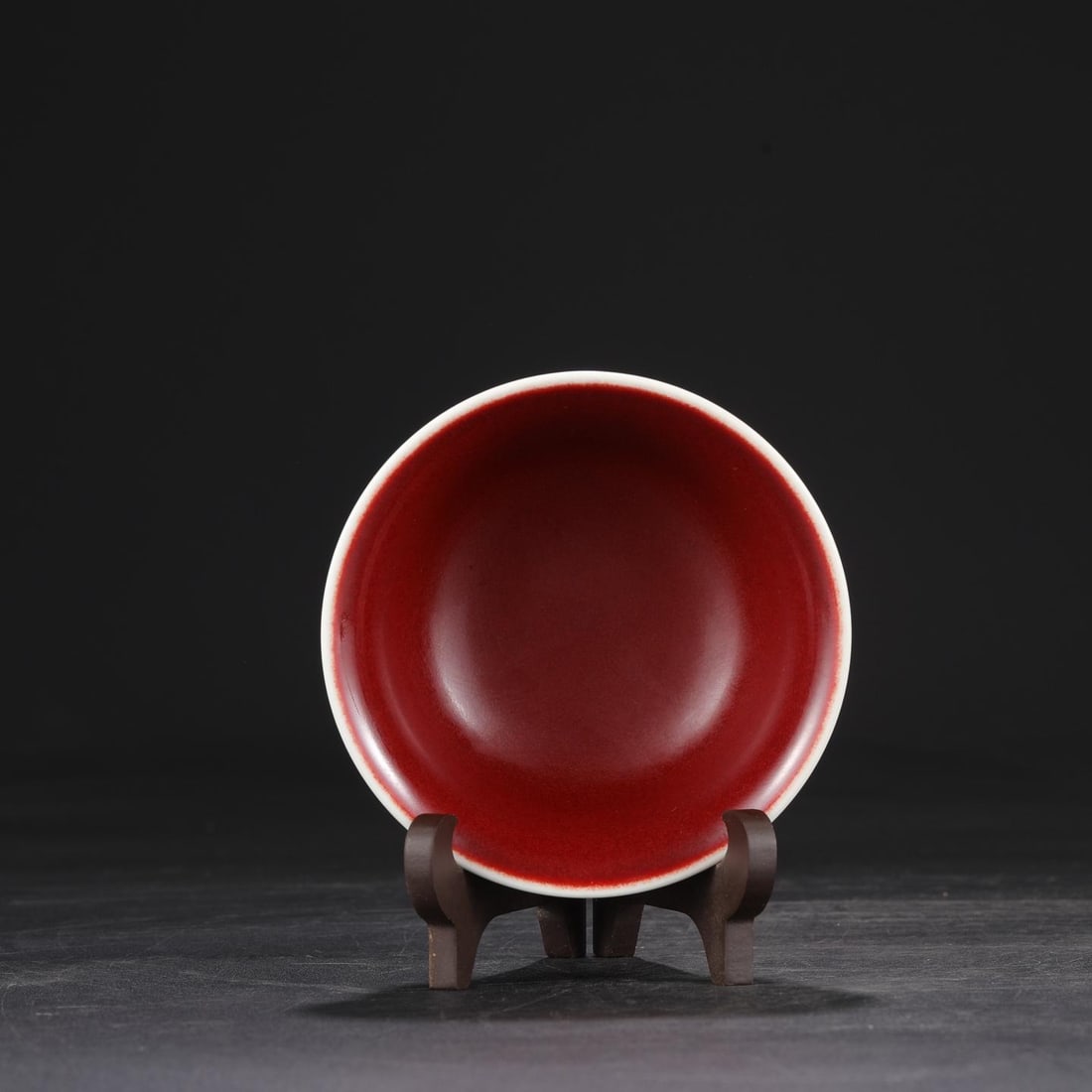 A Ruby-Red Glazed Bowl - 3