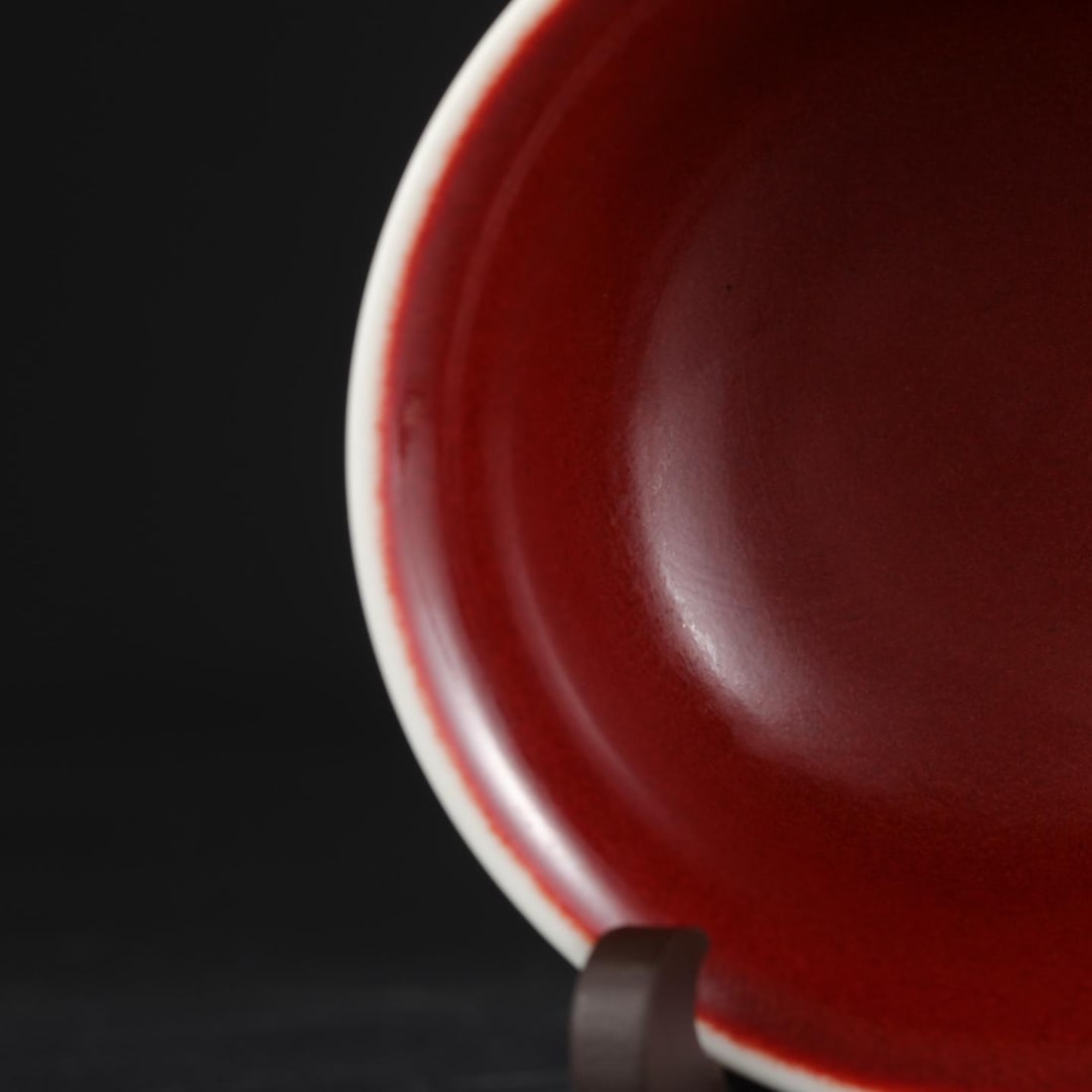 A Ruby-Red Glazed Bowl - 4