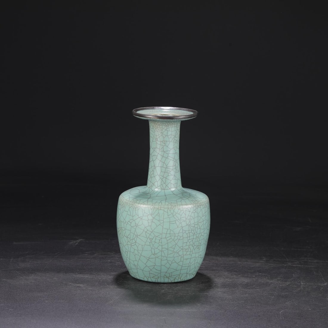 A Ru Ware Celadon Glazed Bottle - 2