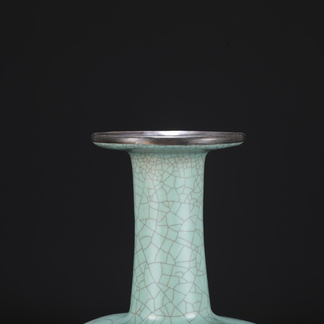 A Ru Ware Celadon Glazed Bottle - 3