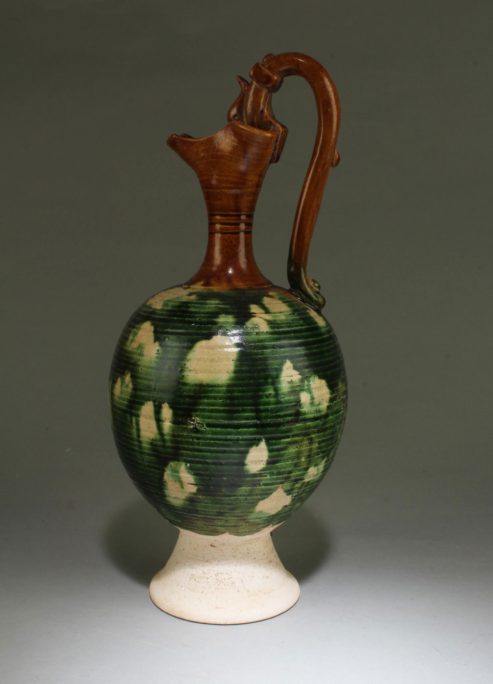 A SangCai Vase: A SangCai Vase. Height: 14"
