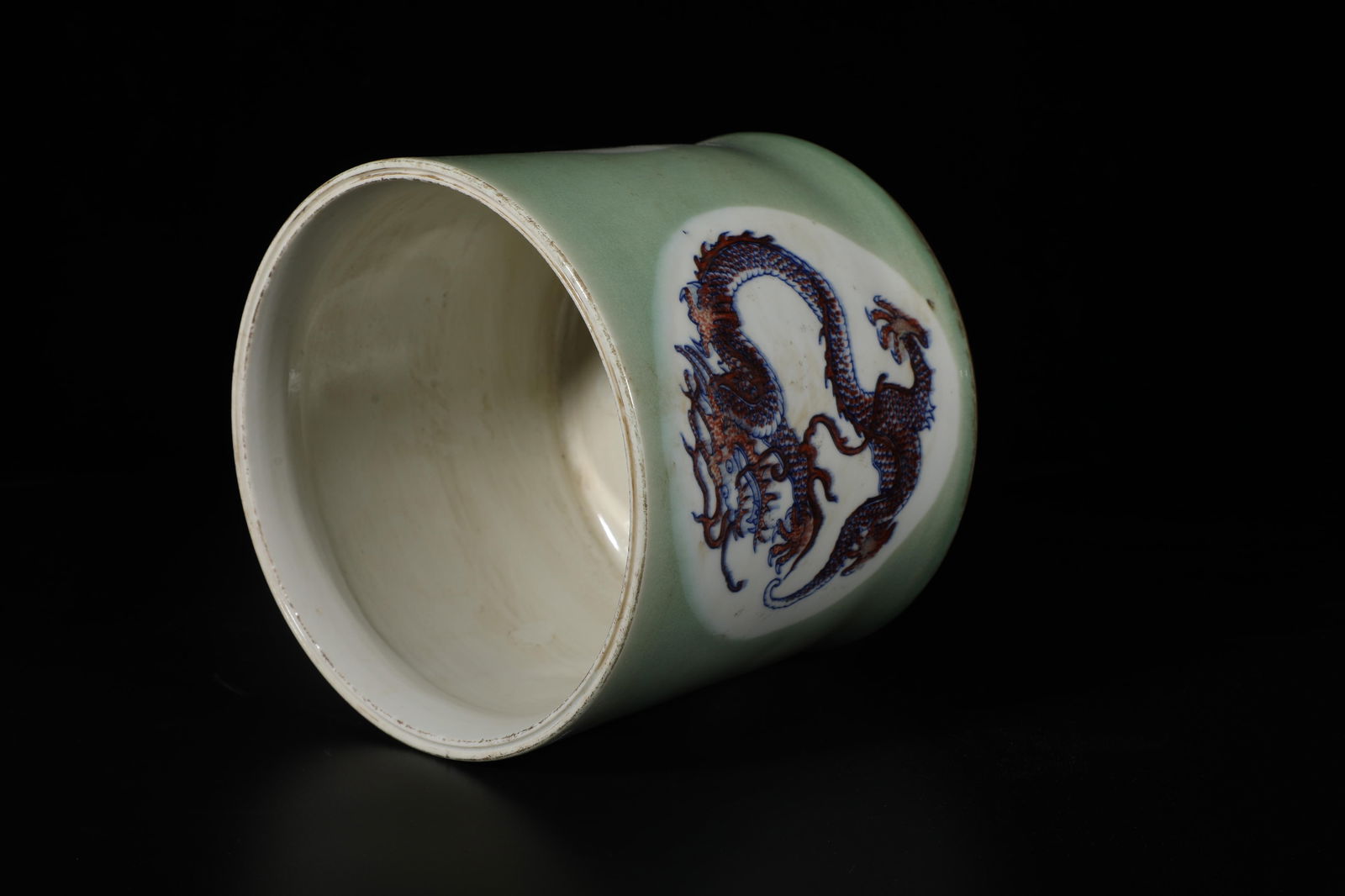 A Porcelain Brushpot - 7