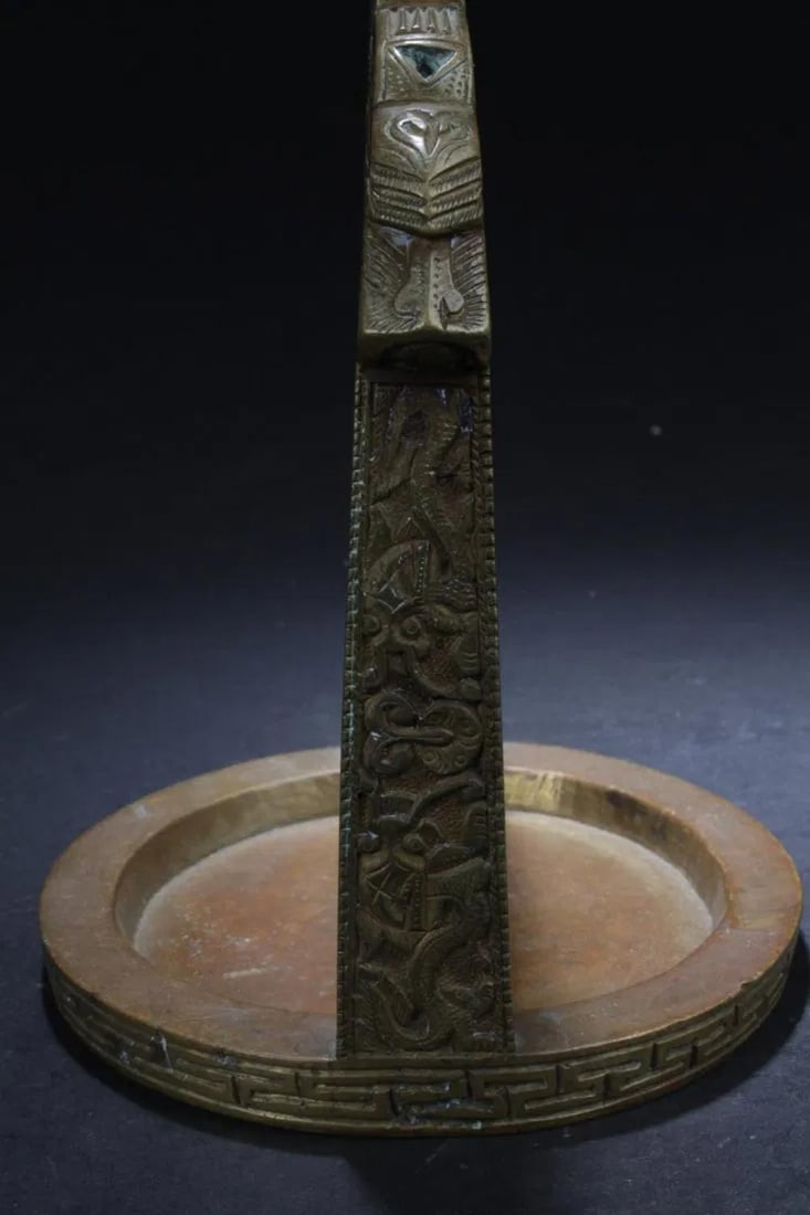 Antique Bronze Stirrup - 4