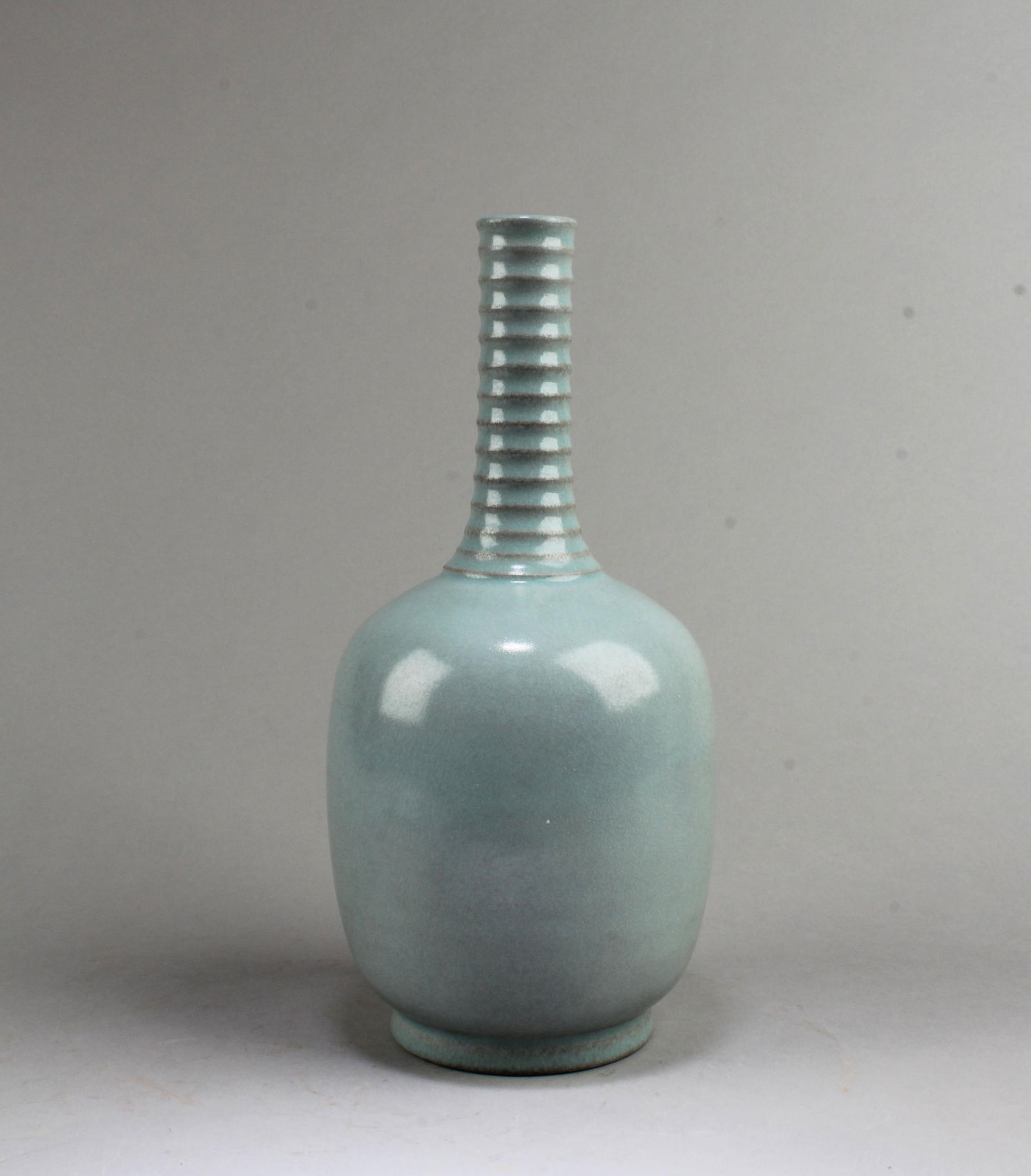 Chinese Ruyao Vase: Chinese Ruyao Vase. Height: 10.75"