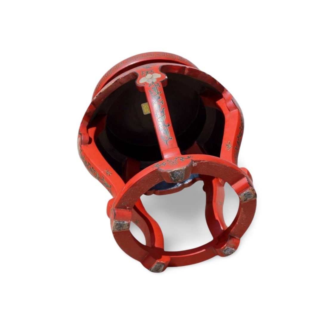 A Laquer Ware Stool - 4