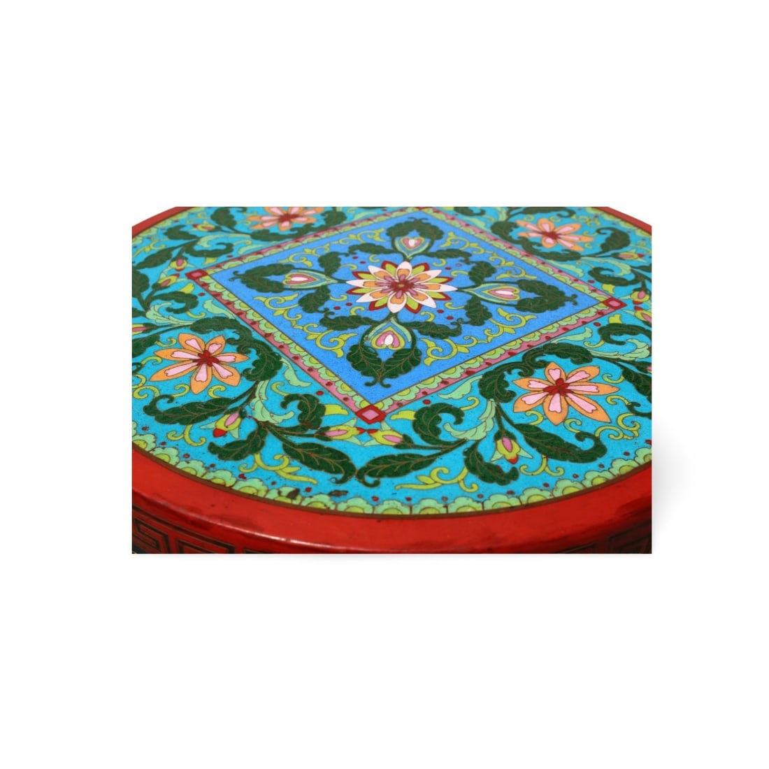 A Laquer Ware Stool - 6