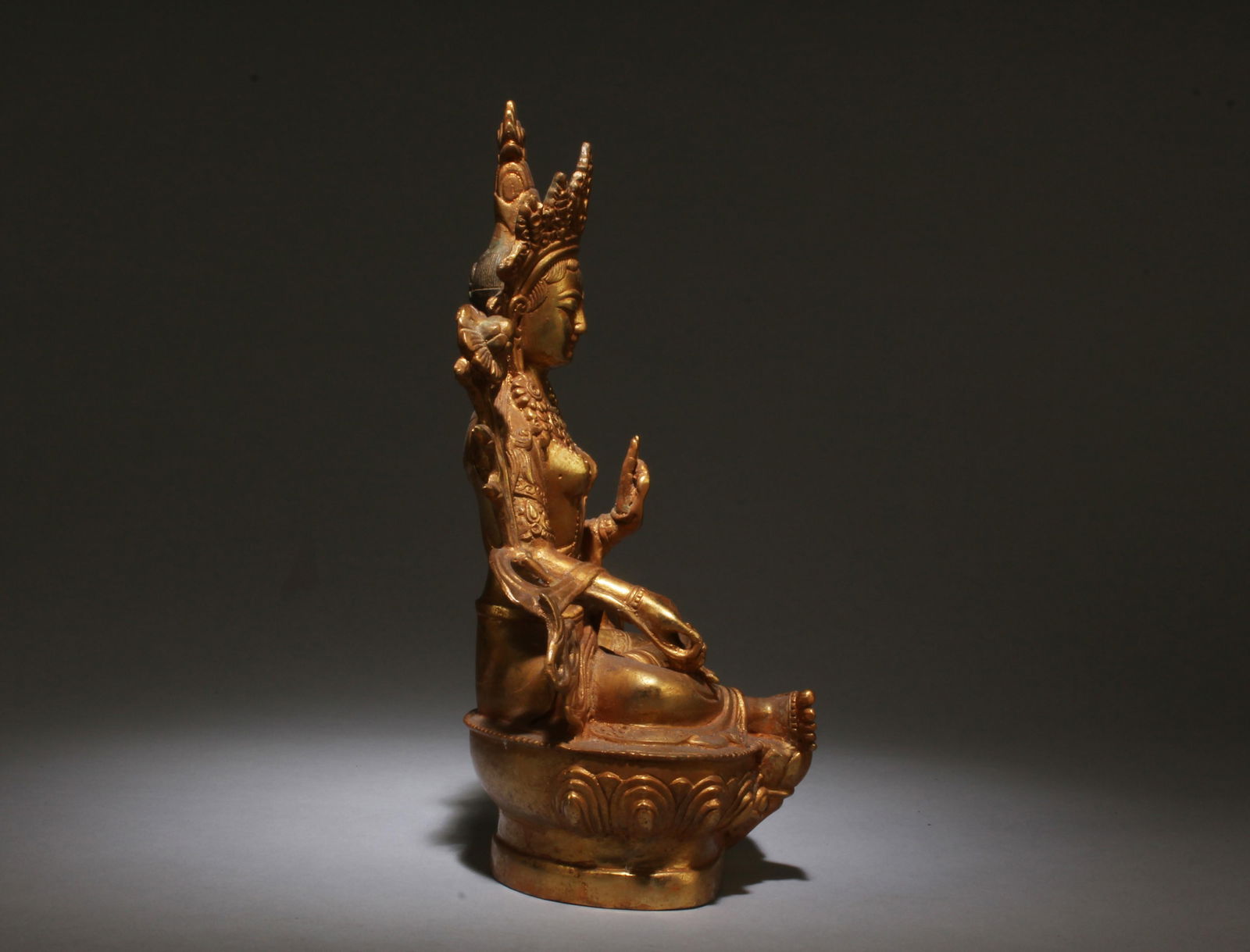 A Bronze Buddhist Statue - 3