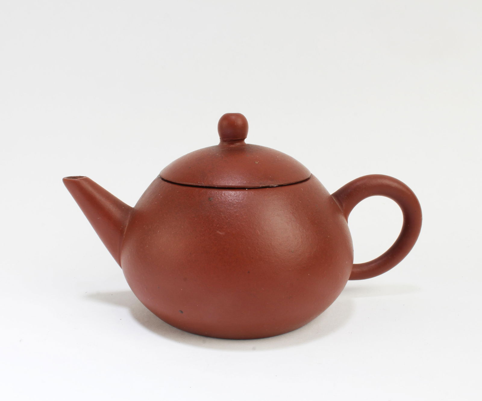 Antique Chinese Zisha Teapot: Antique Chinese Zisha Teapot. Length: 4"