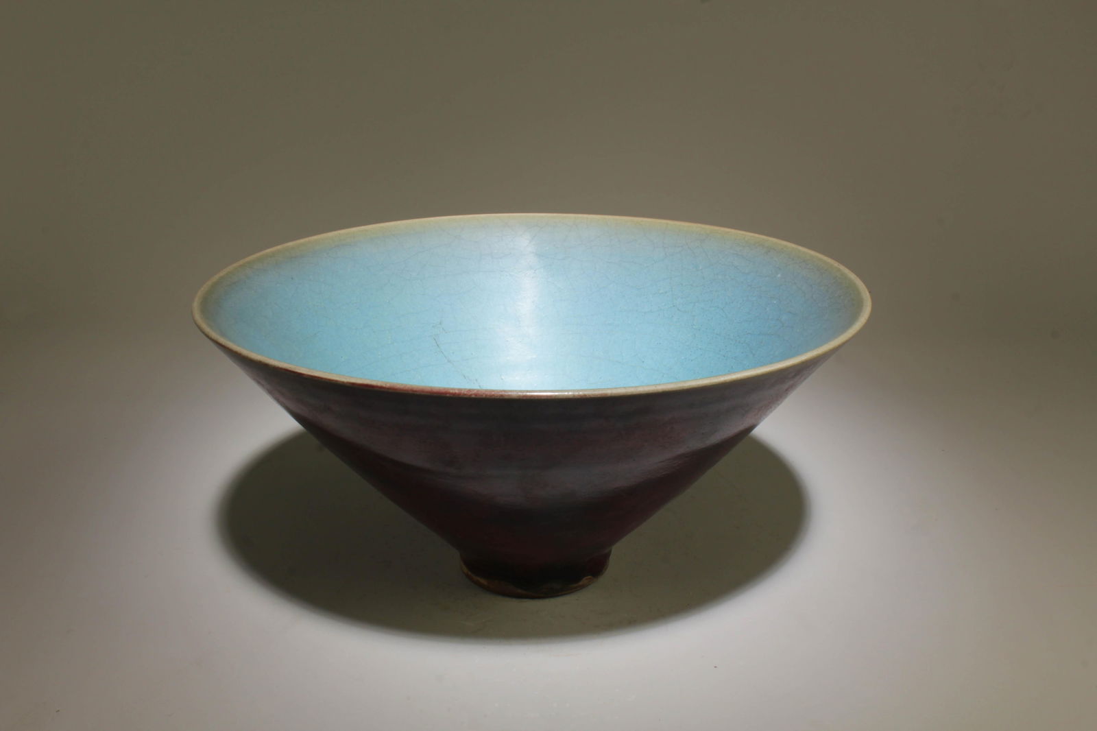A Junyao Bowl: A Junyao Bowl. Dimension: 10.5" x 5".