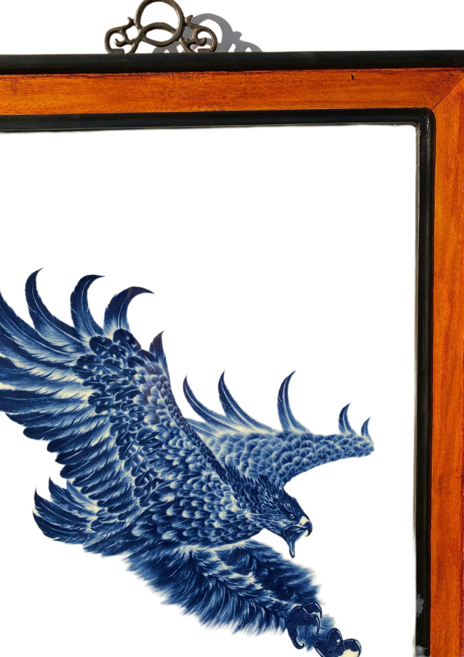 A Framed Porcelain Plaque - 3