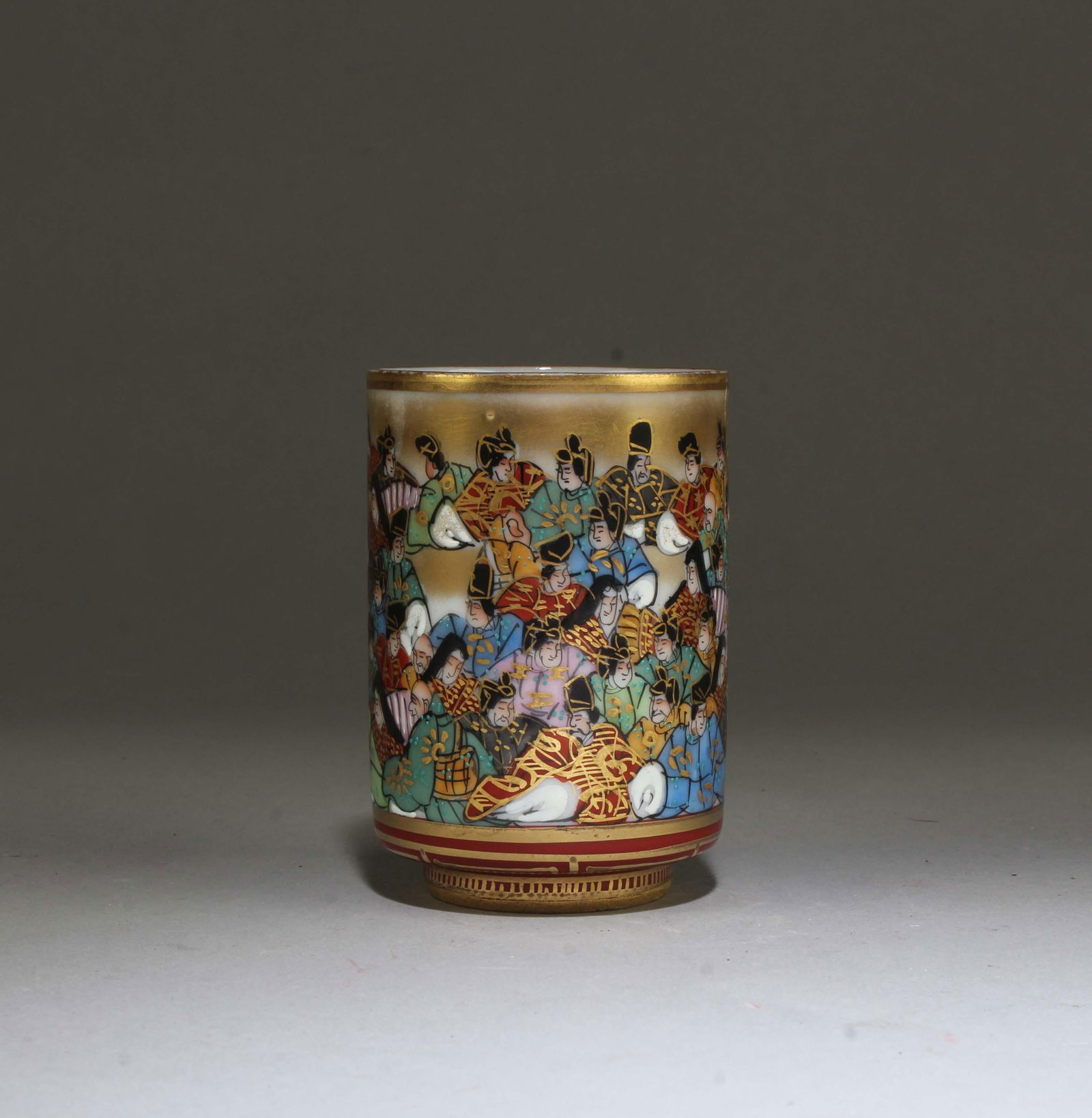A Porcelain Cup: A Porcelain Cup. Height: 3.25"