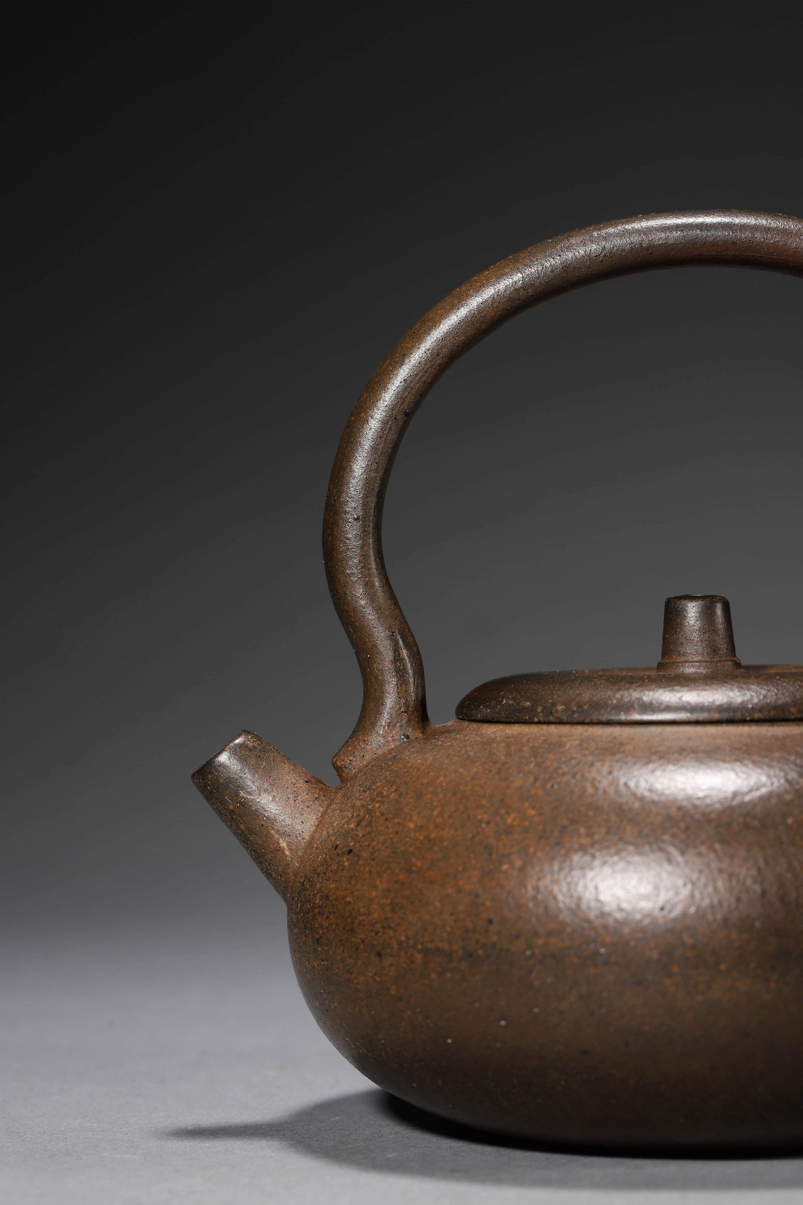 Zisha Loop-Handle Pot - 2