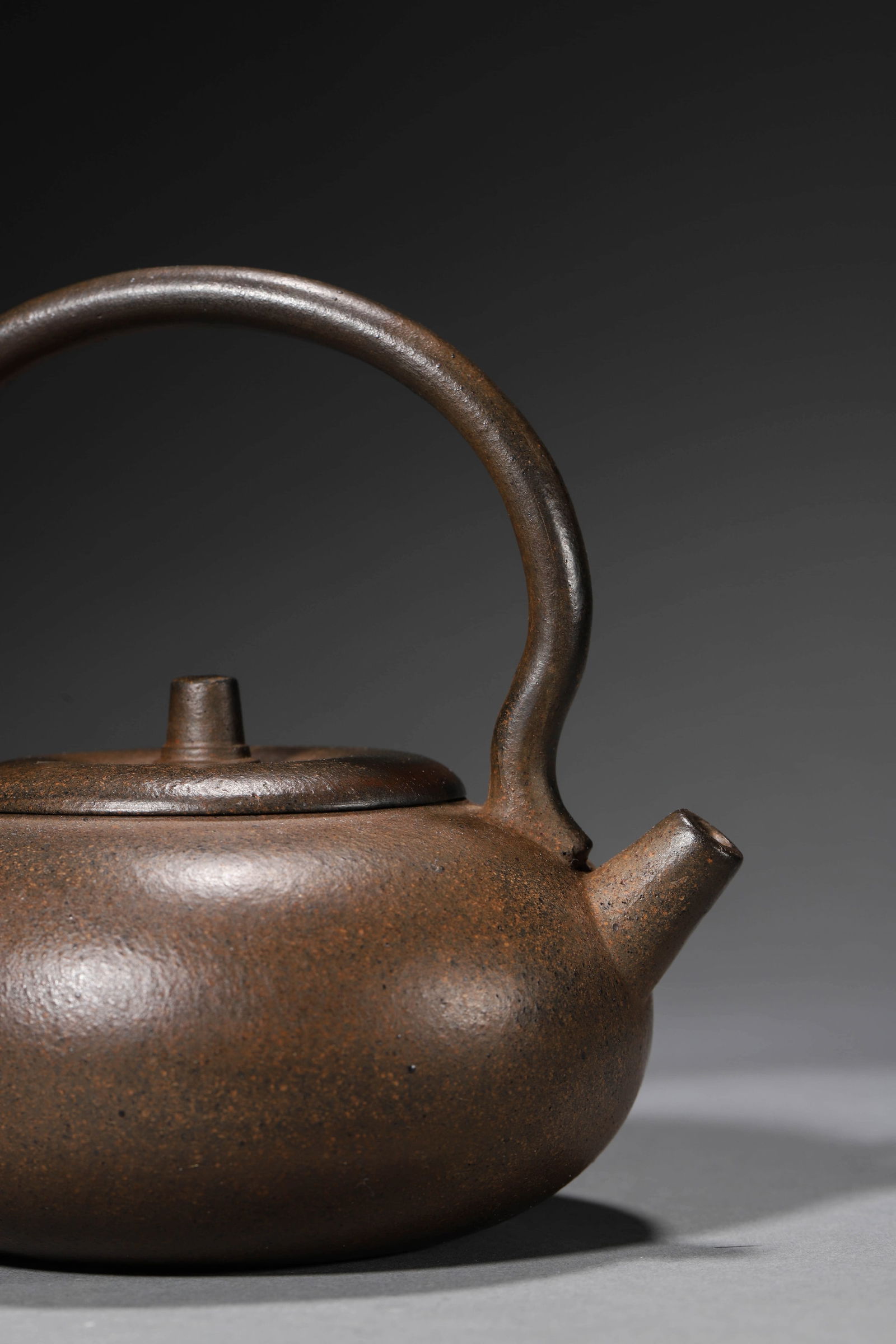 Zisha Loop-Handle Pot - 4