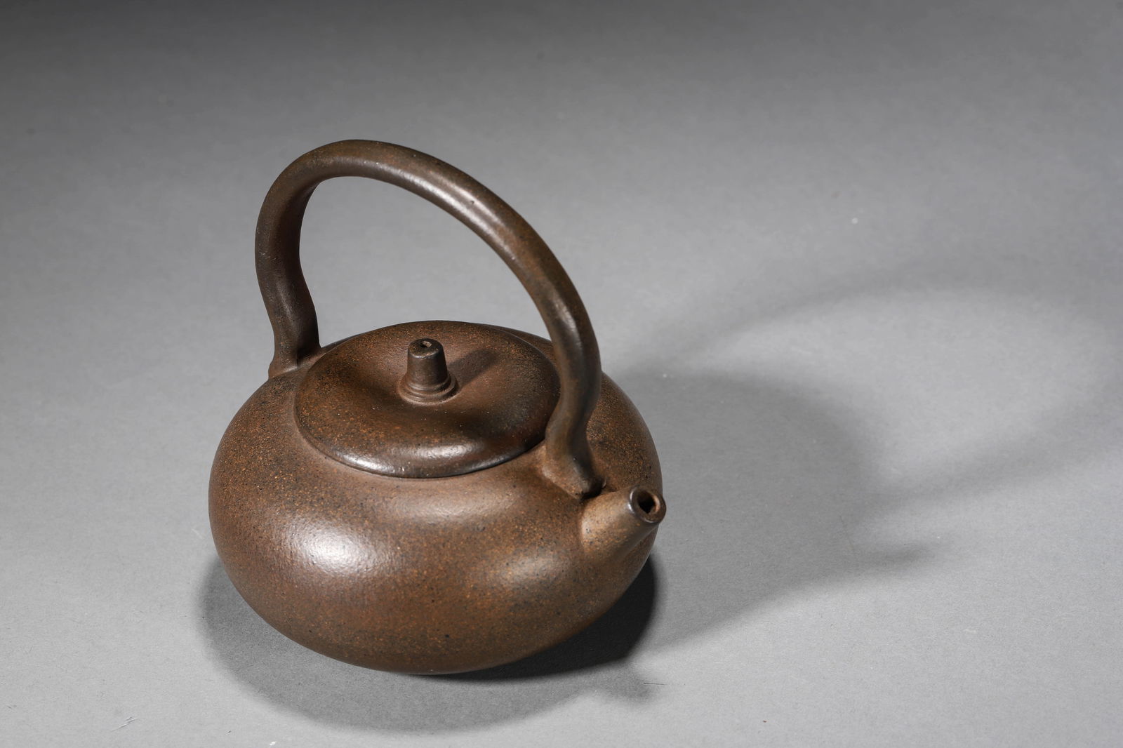 Zisha Loop-Handle Pot - 5