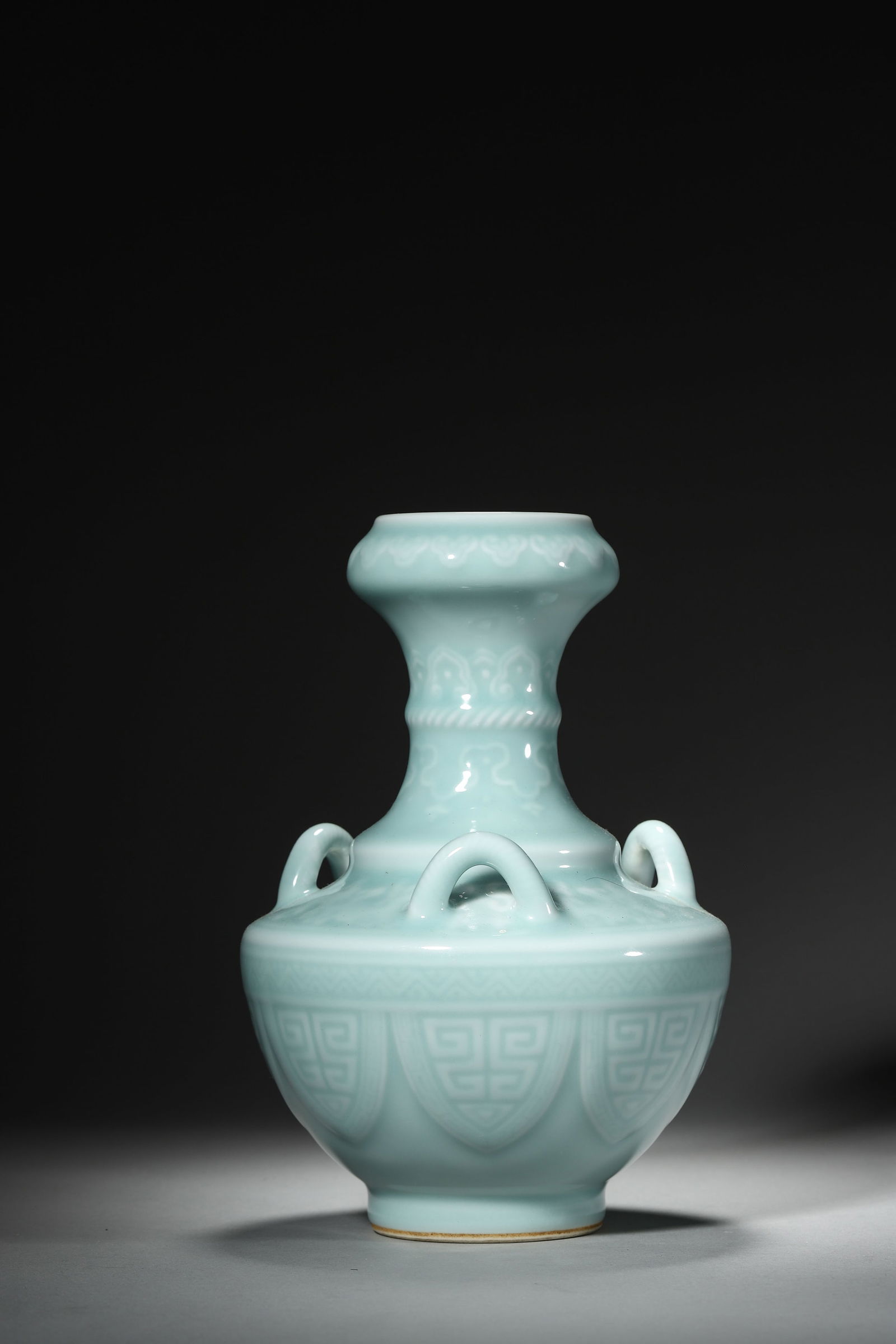 Celadon Glazed Appreciation Vase - 2
