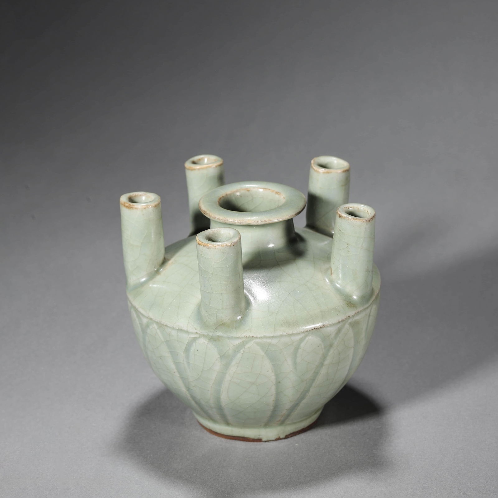 Longquan Kiln Five-Spouts Vase - 2