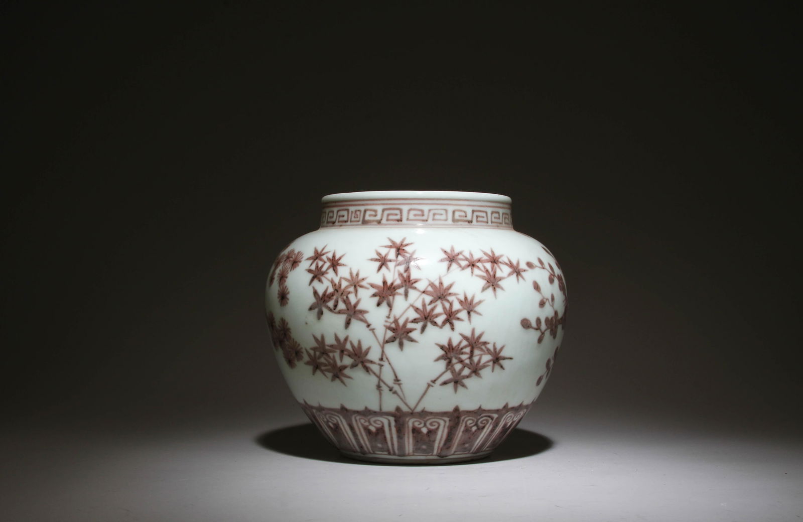 An Underglazed Red Jar - 4