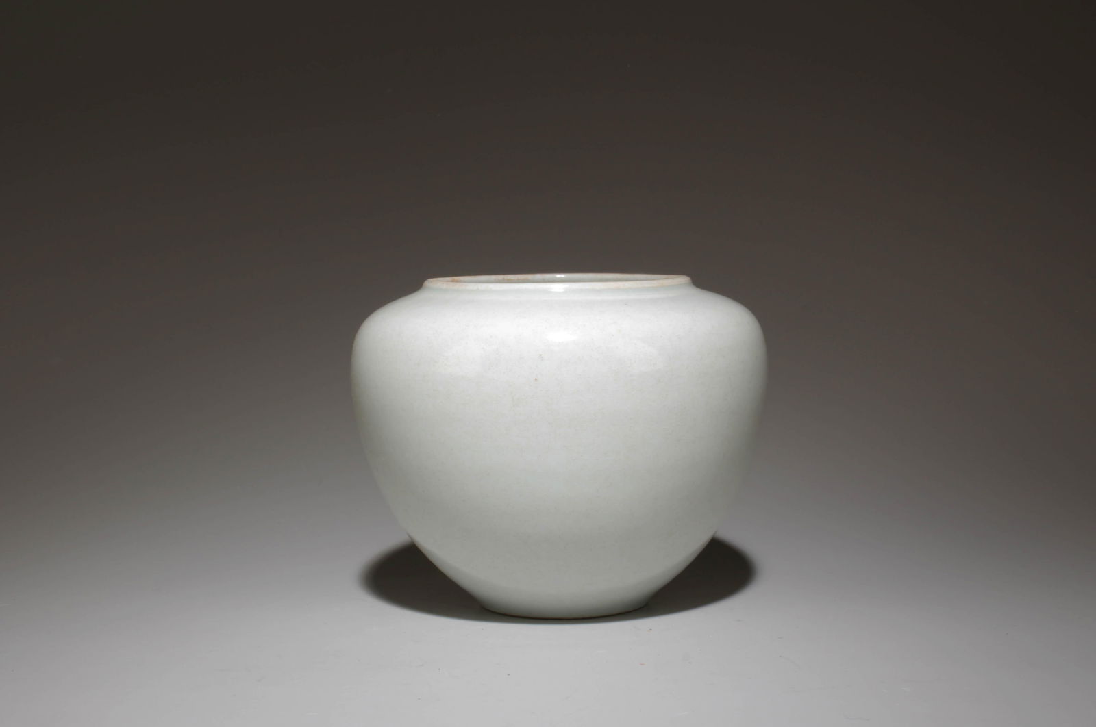 A White Glazed Jar - 2