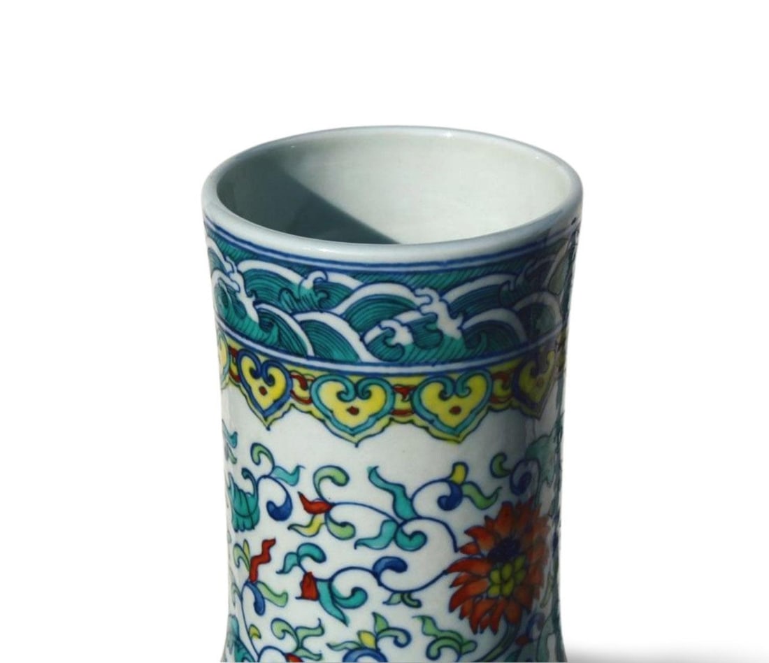 A Doucai Celestial Sphere Vase - 4