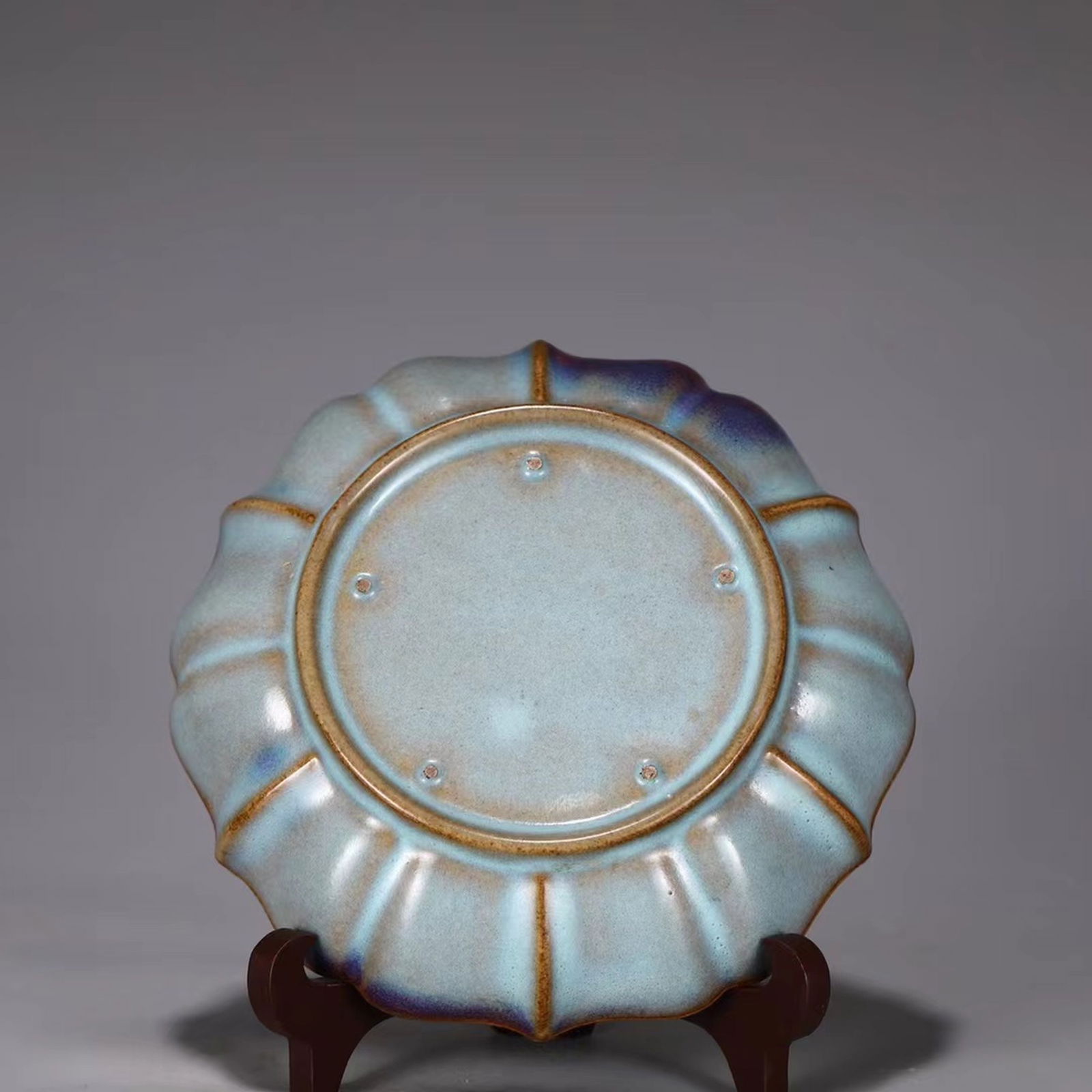 A Jun Kiln Plate - 8