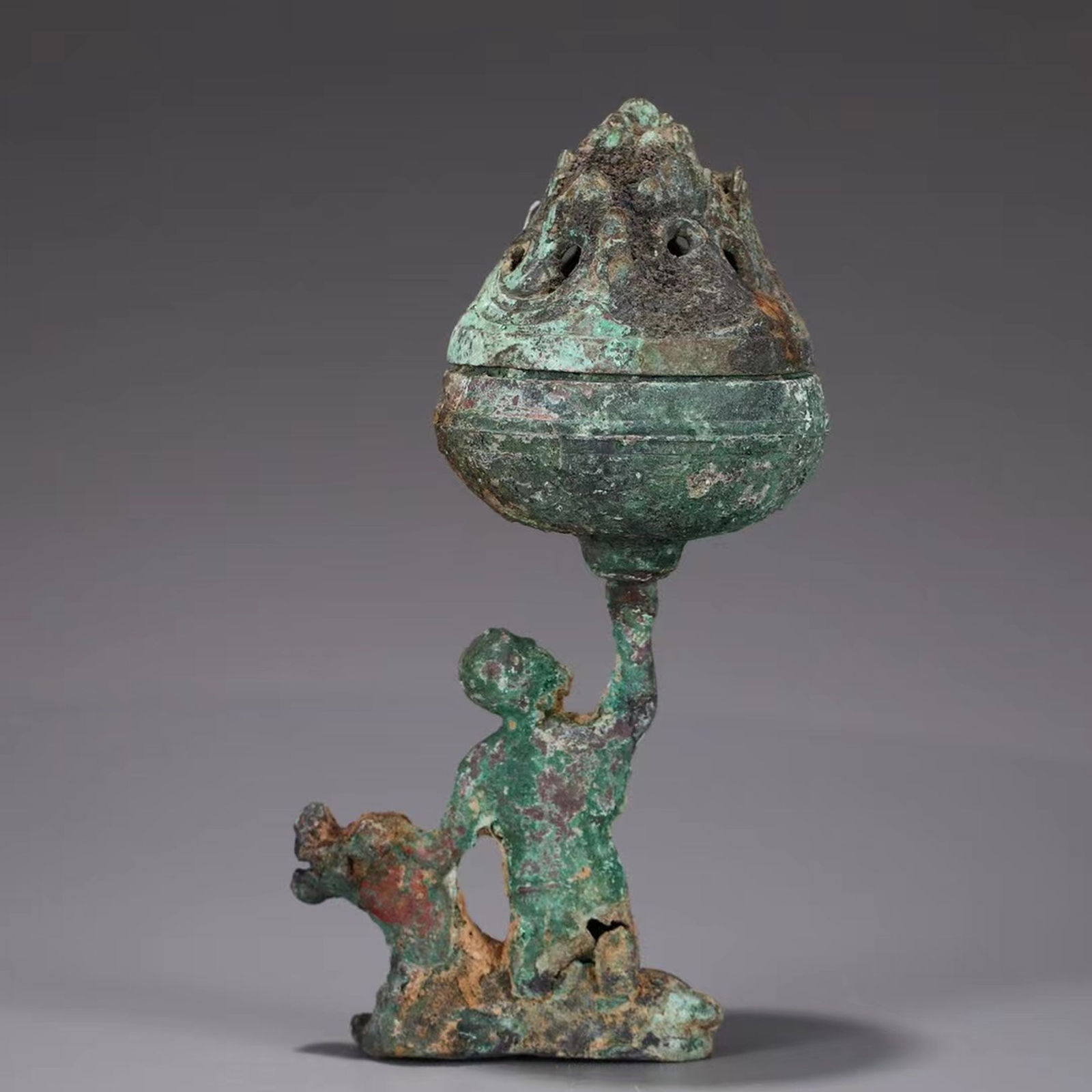 A Bronze Archaistic Incense Diffuser - 2
