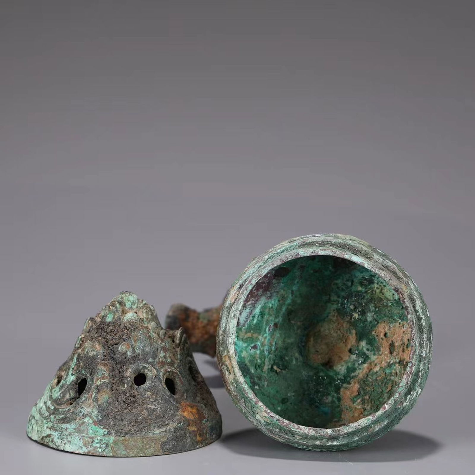 A Bronze Archaistic Incense Diffuser - 4