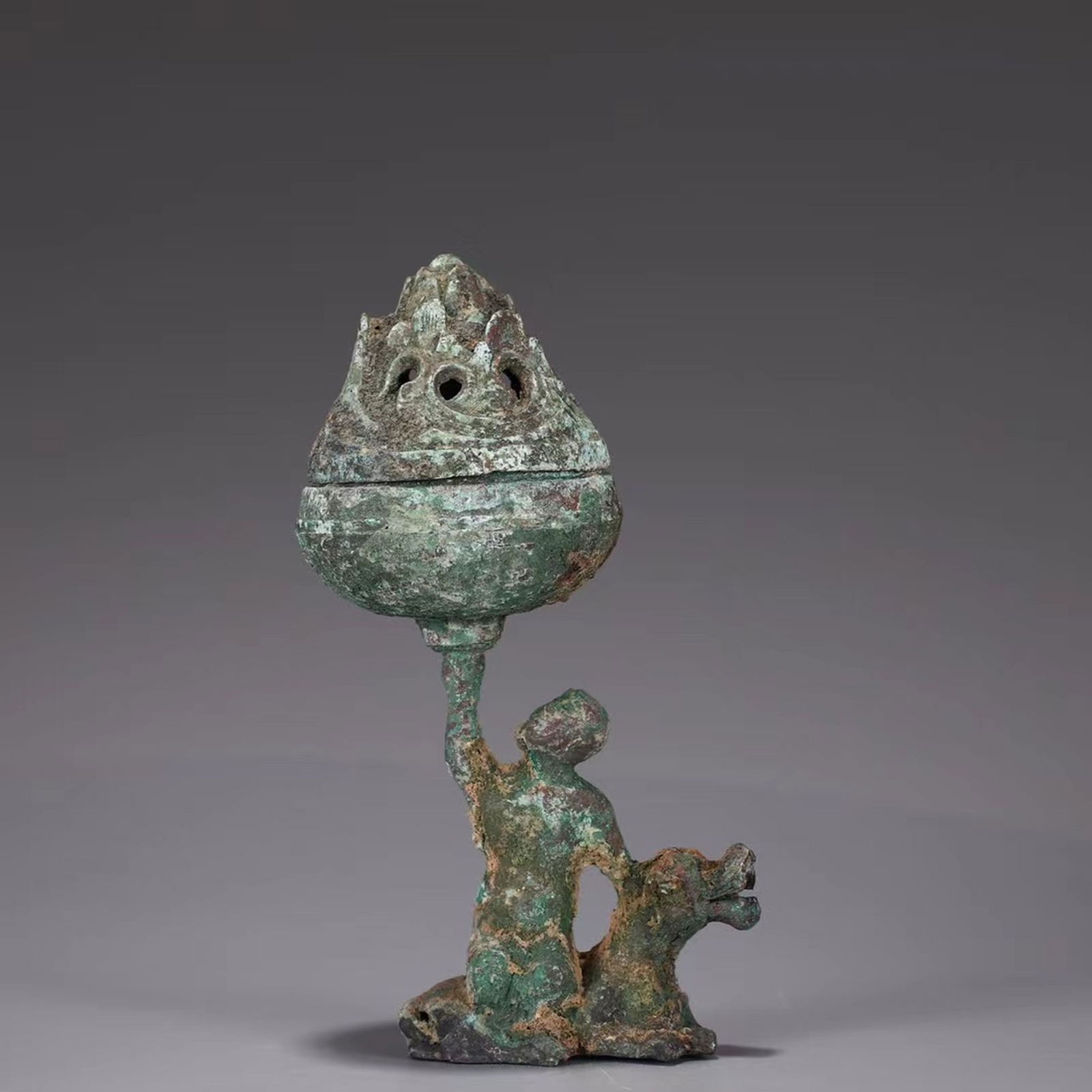 A Bronze Archaistic Incense Diffuser - 5