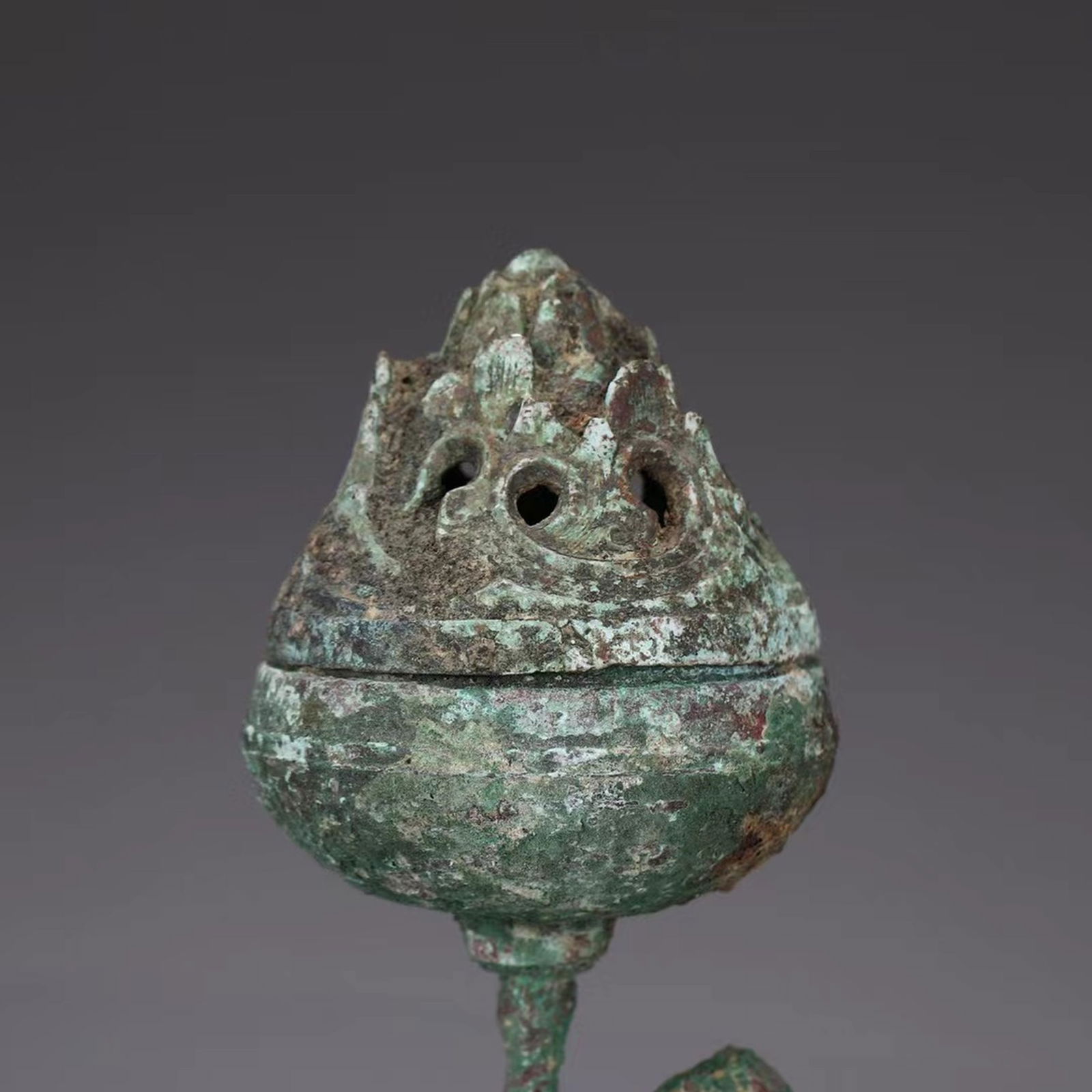 A Bronze Archaistic Incense Diffuser - 7