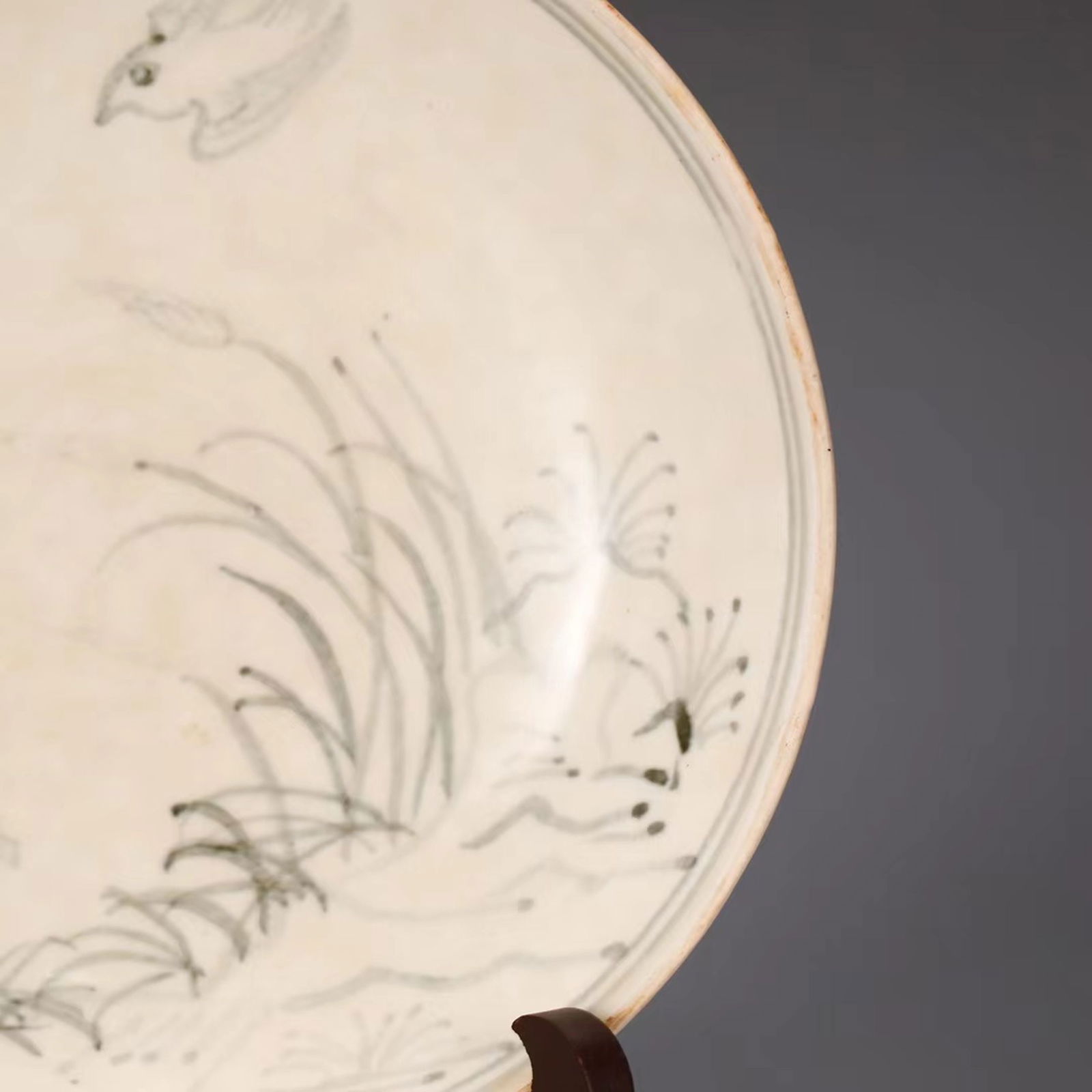 A Ding Ware Plate - 2