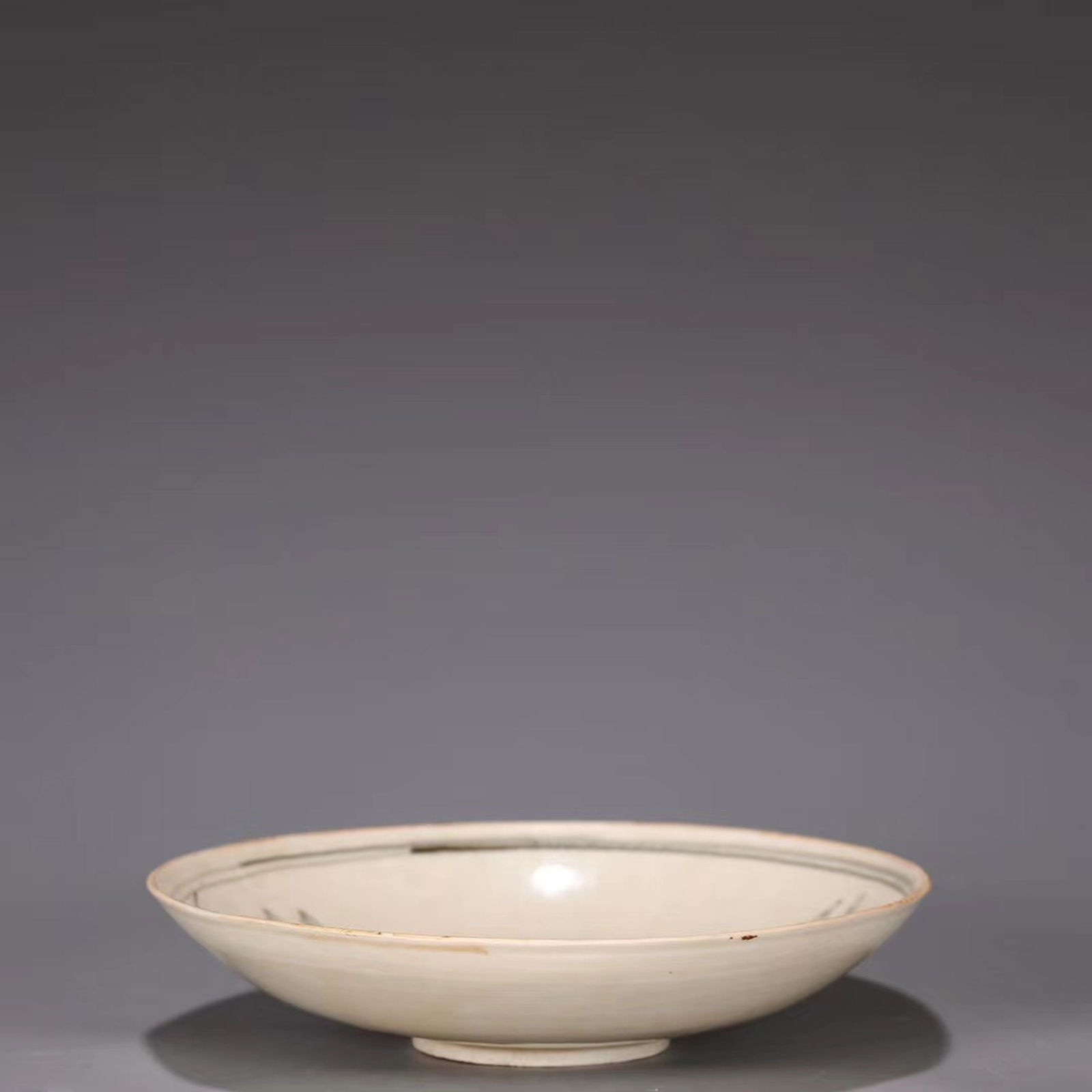 A Ding Ware Plate - 5