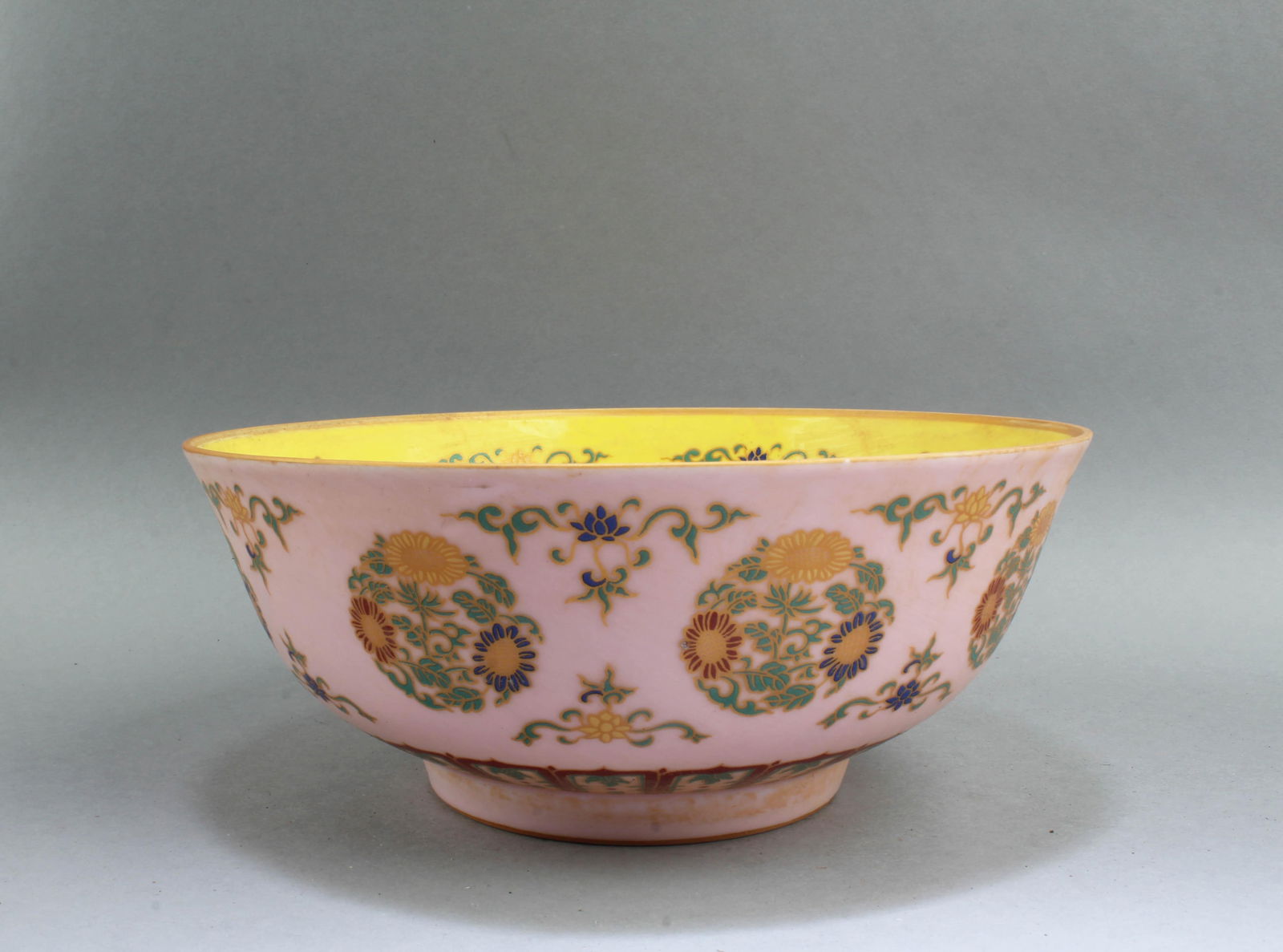 Chinese Porcelain Bowl: Chinese Porcelain Bowl. 'Chenghua' mark at base. Diameter: 7.75"