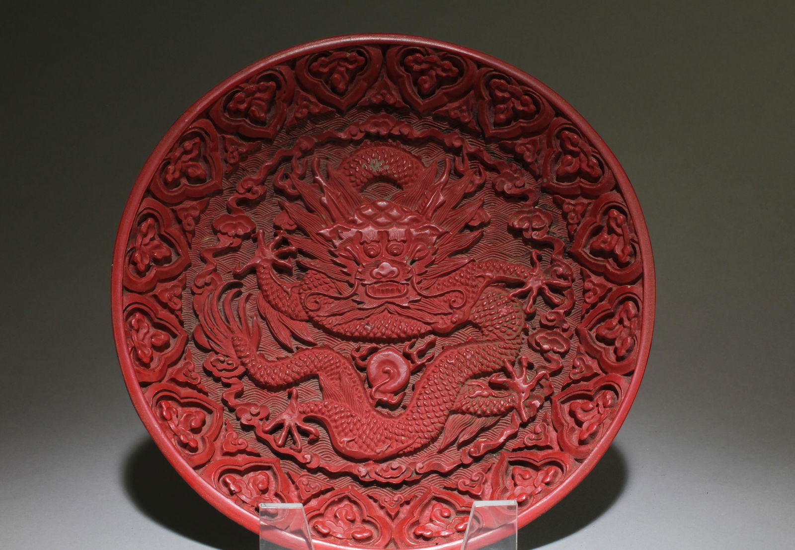A Cinnabar Plate - 2