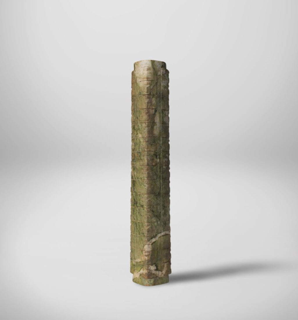 A Large Jade Cong - 5