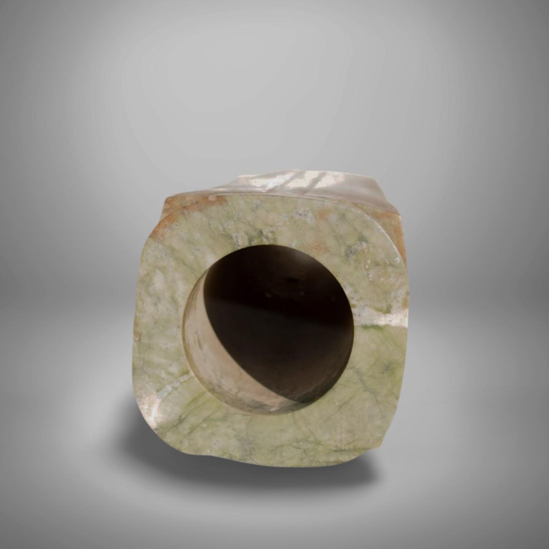 A Large Jade Cong - 7