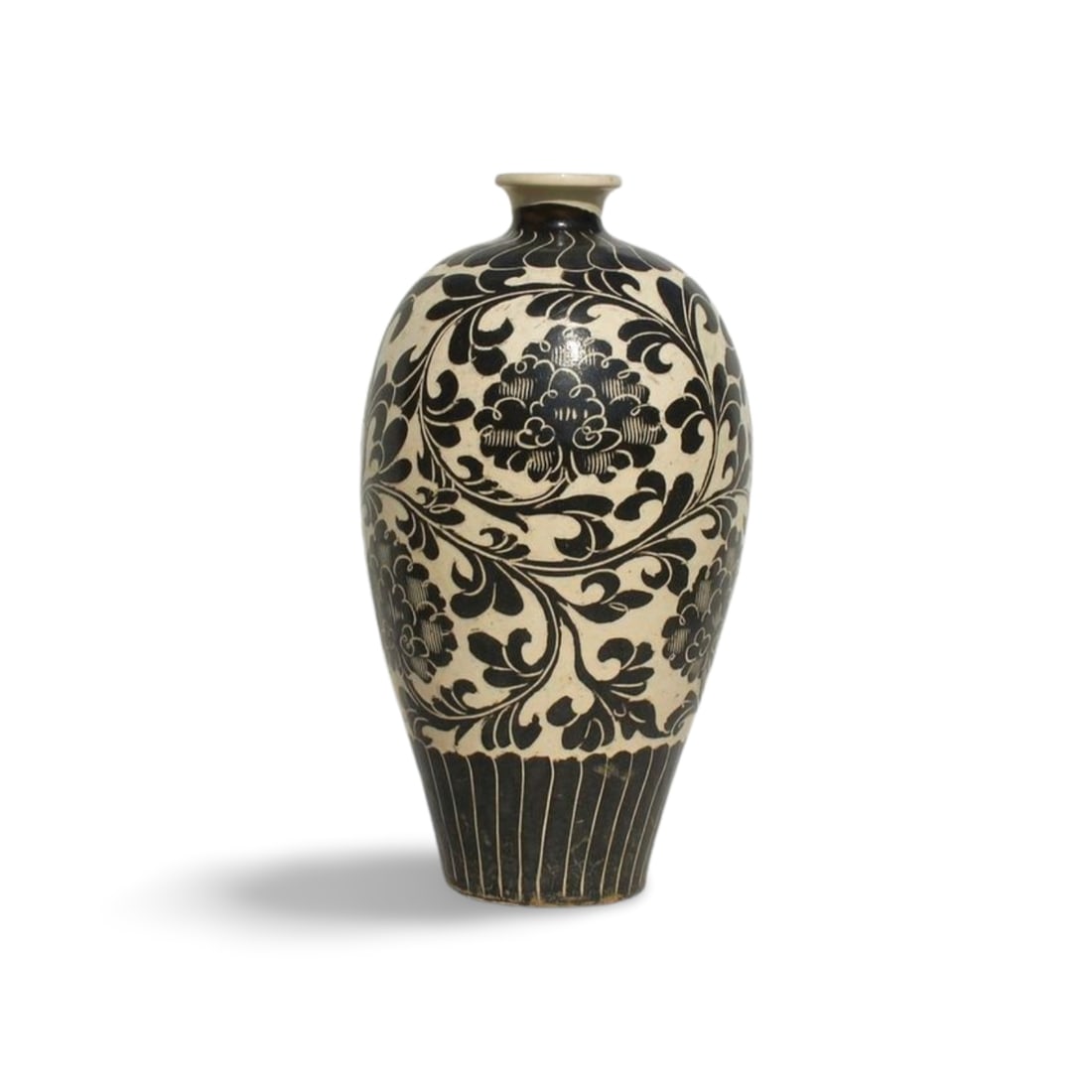 A Cizhou Vase: A Cizhou Vase. Dimension: 7" x 14.25".