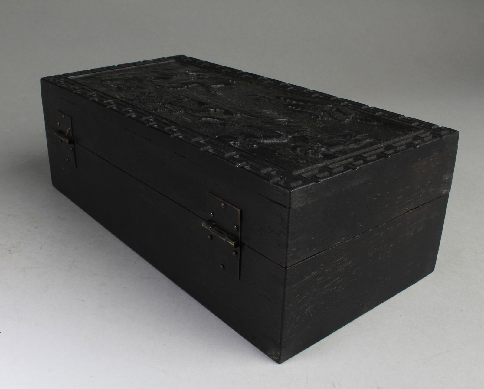 Chinese Rectangular Shaped Hardwood Box - 3