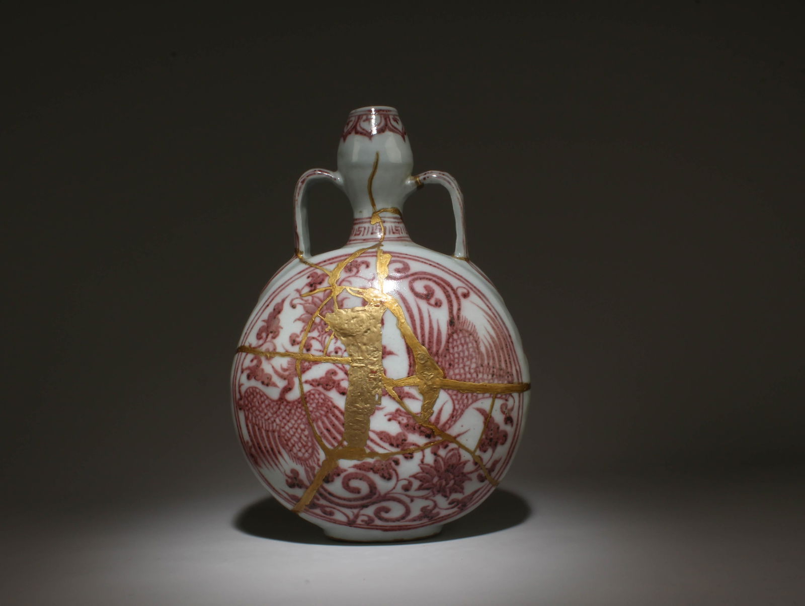 An Underglazed Red Moonflask Vase - 2