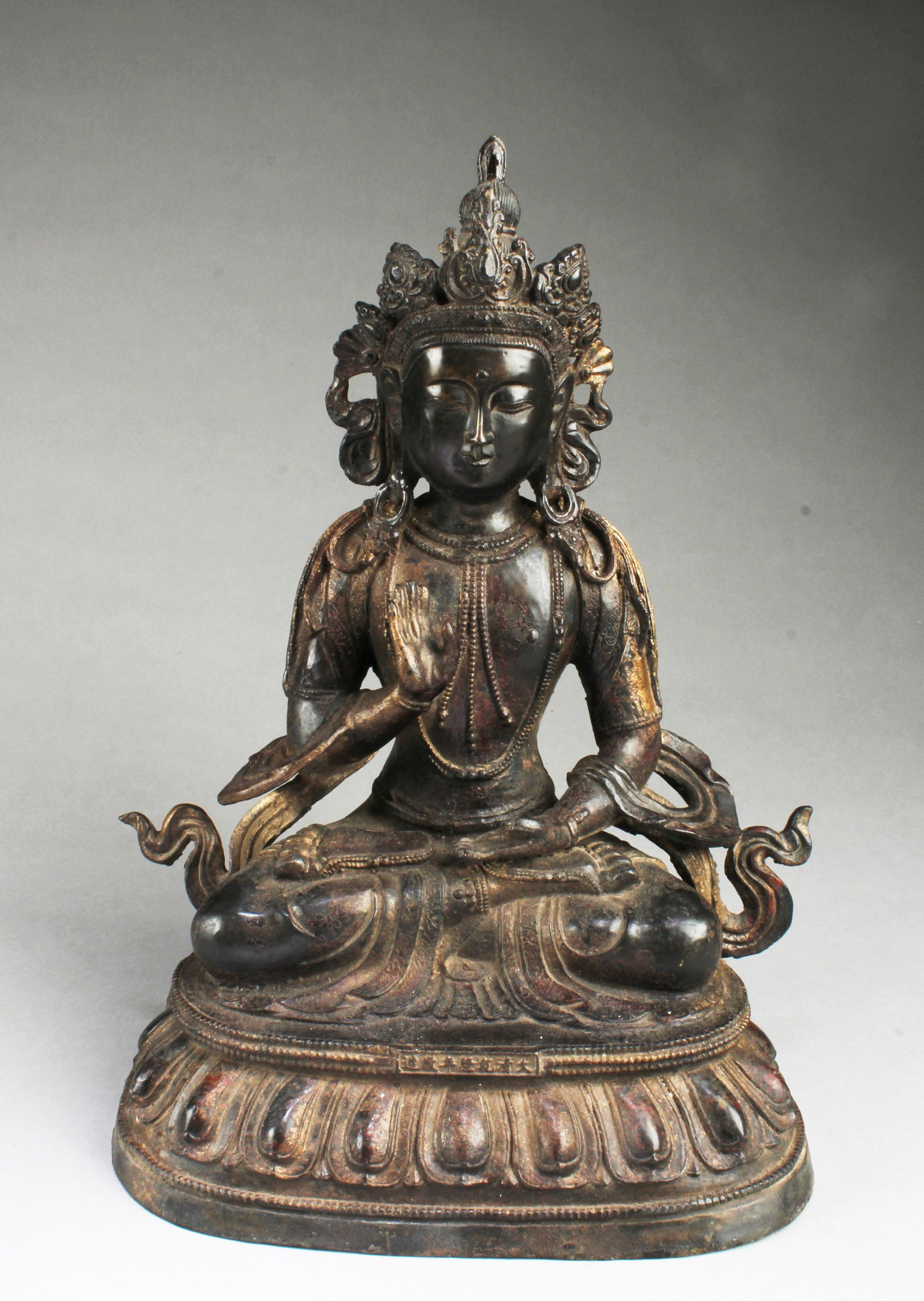 Chinese Bronze Bodhisattva Statue (1 of 5)