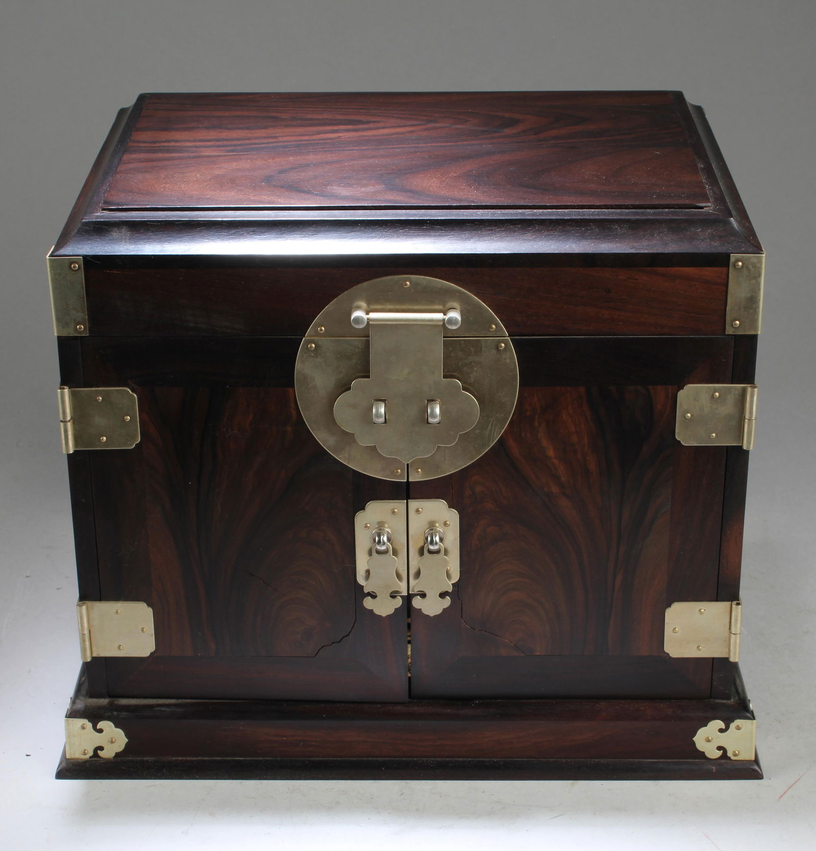 Chinese Hardwood Multi-Tier Stationery Box (1 of 3)