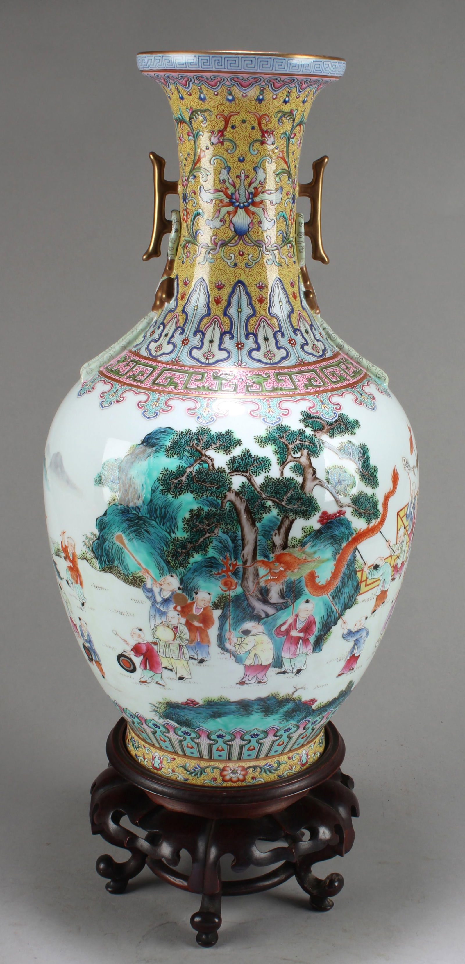 Chinese Famille Rose Porcelain Vase (1 of 4)