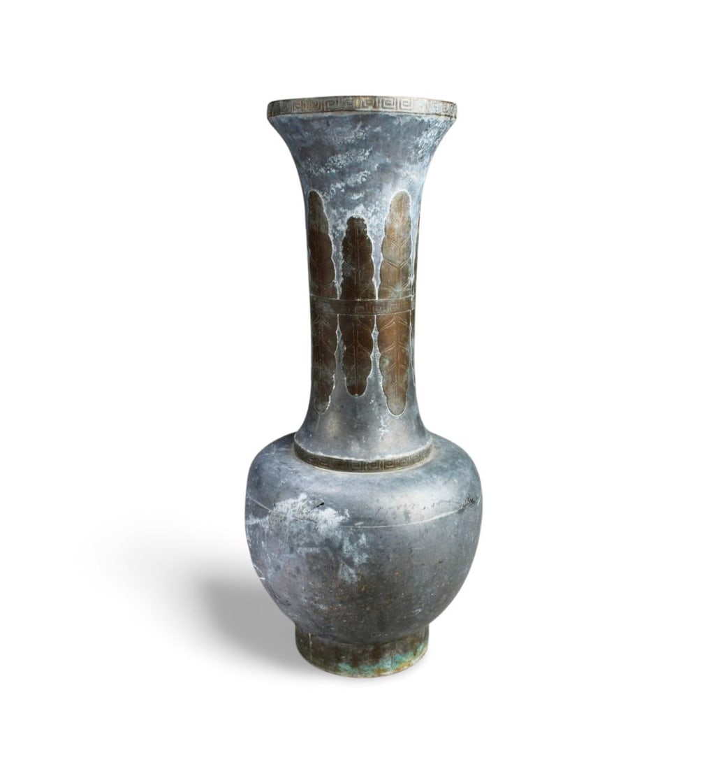 Chinese Pewter Vase - 3
