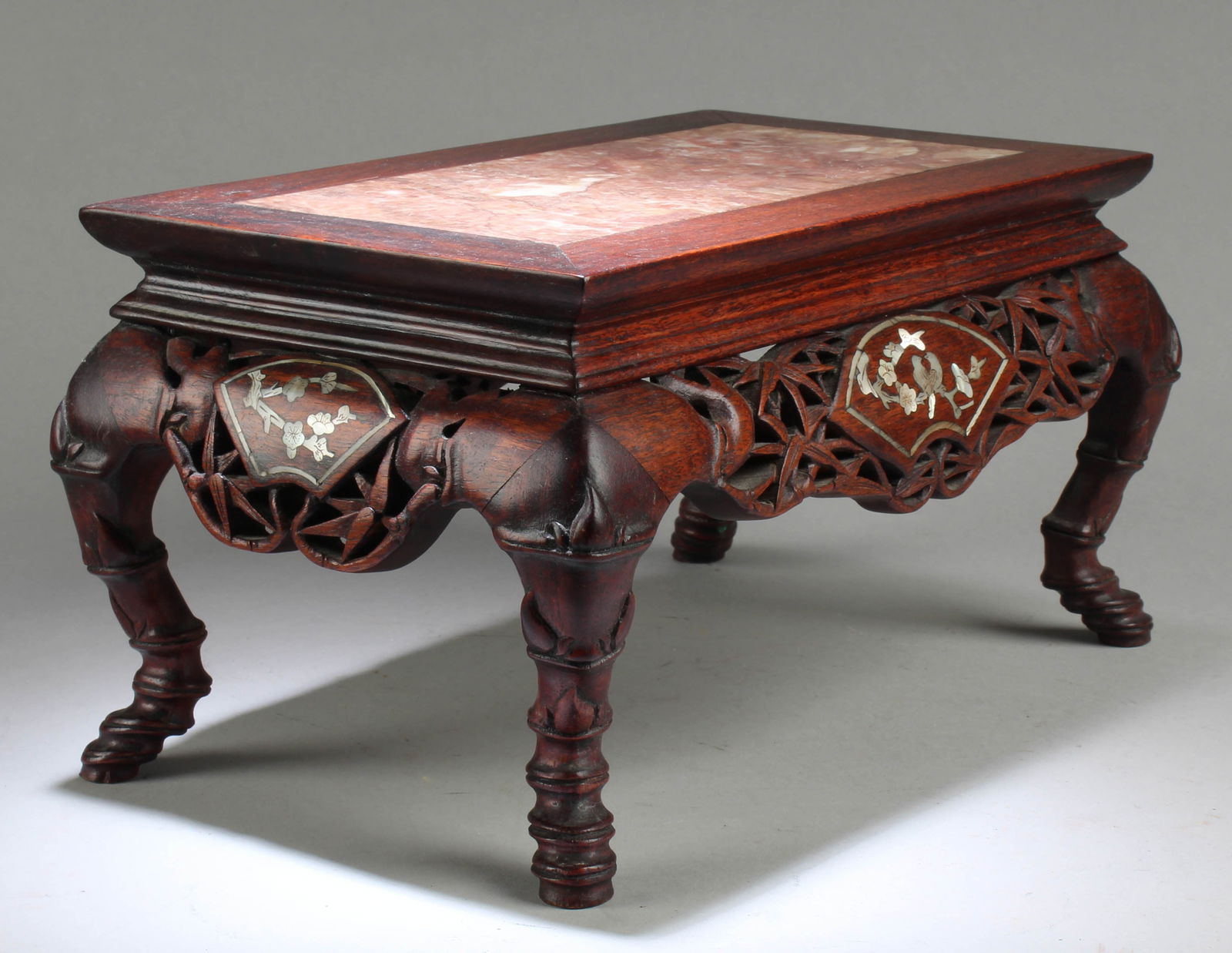 Chinese Hardwood Rectangular shaped Stand - 3